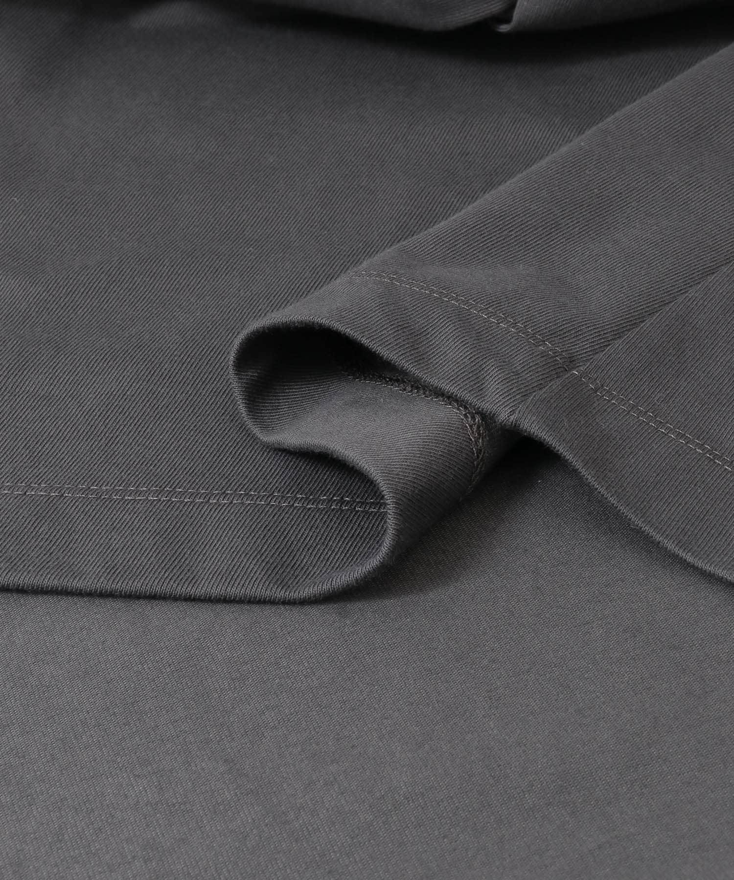 UR TECH スリットTシャツワンピース∴ CHARCOAL one