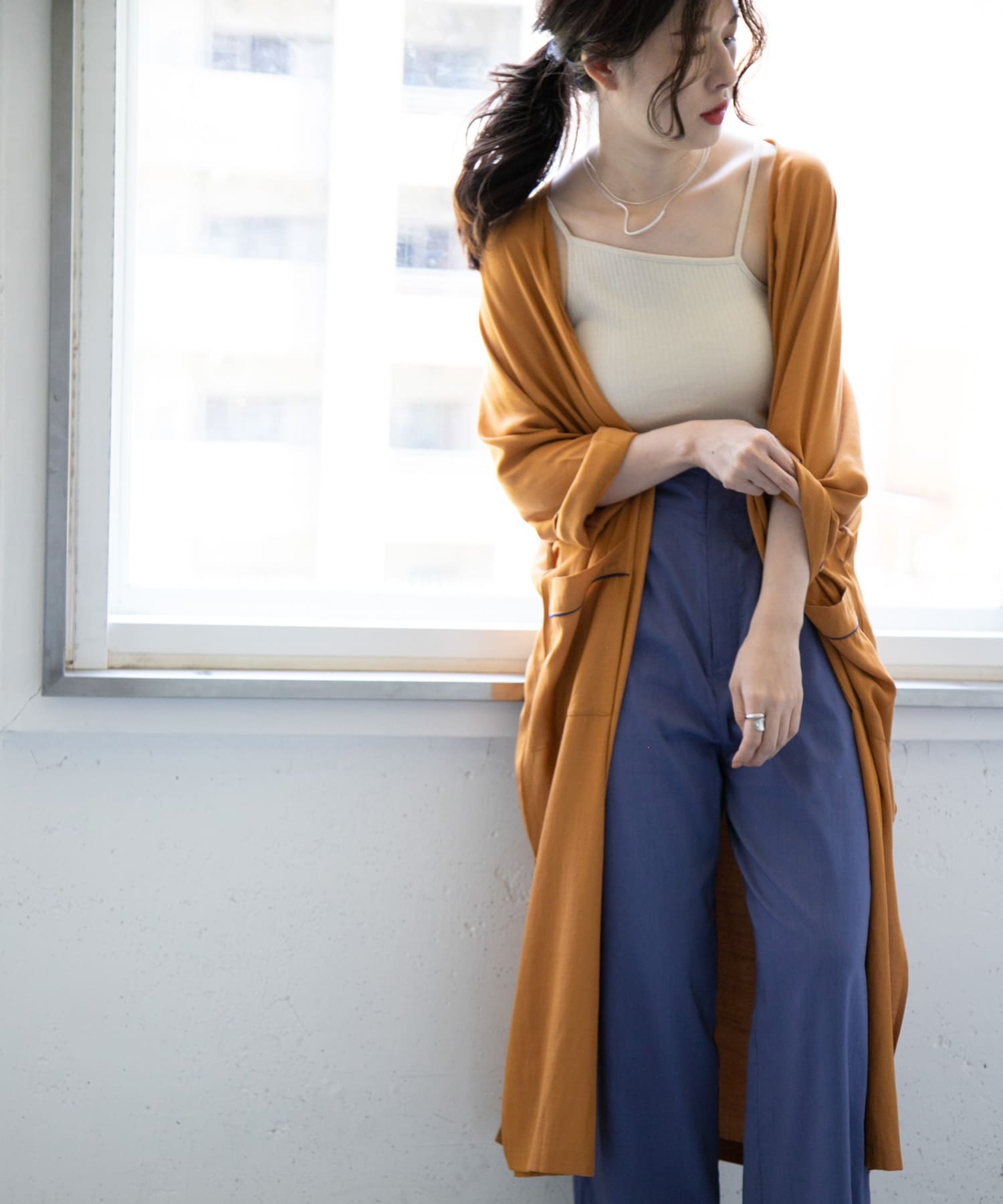 身長：164cm サイズ：one