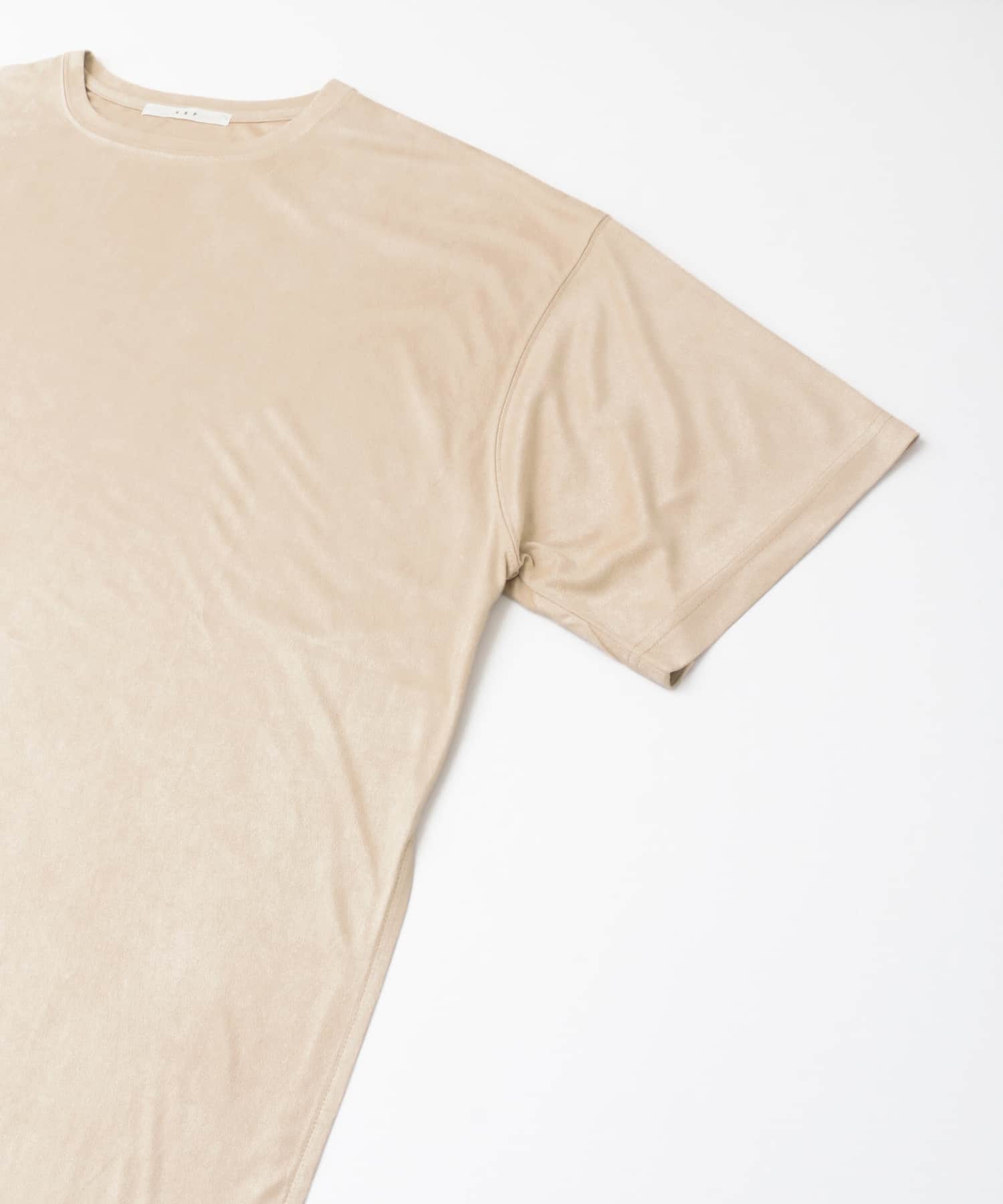 スエードBIG Tシャツ∴ BEIGE one