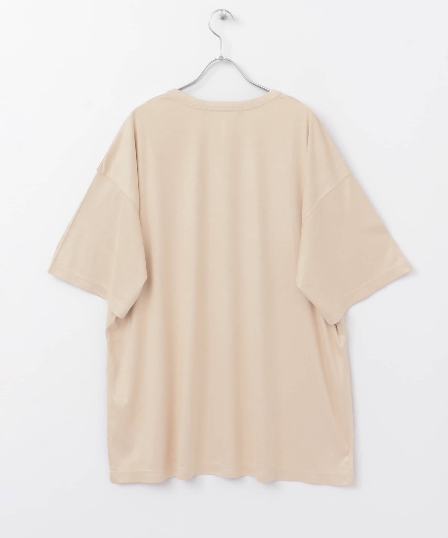 スエードBIG Tシャツ∴ BEIGE one