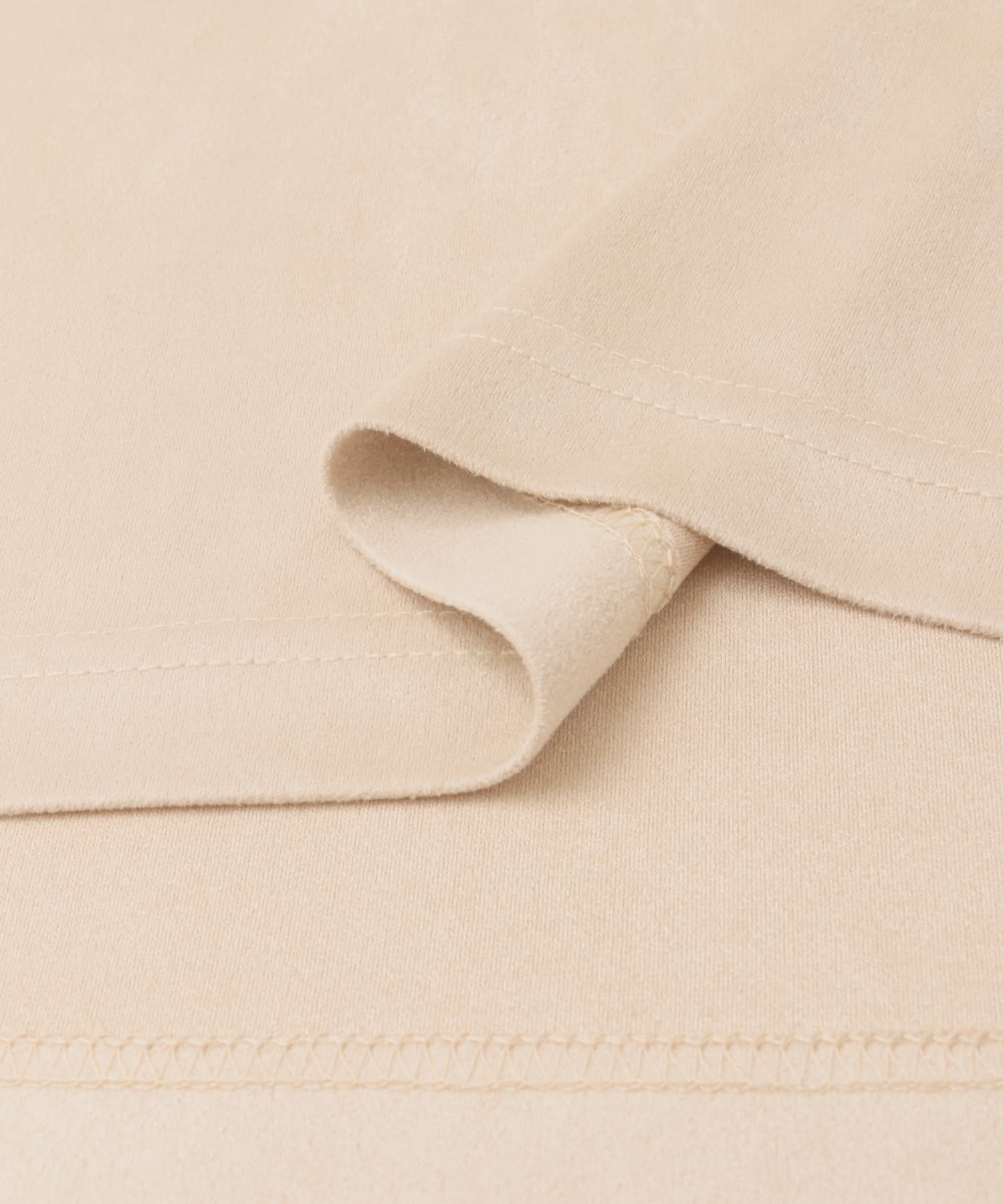 スエードBIG Tシャツ∴ BEIGE one