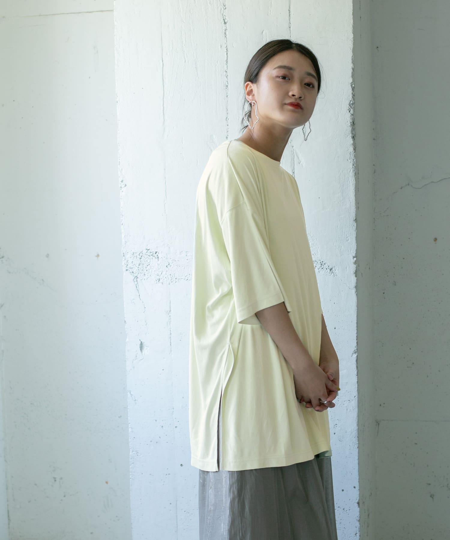 身長：158cm サイズ：one