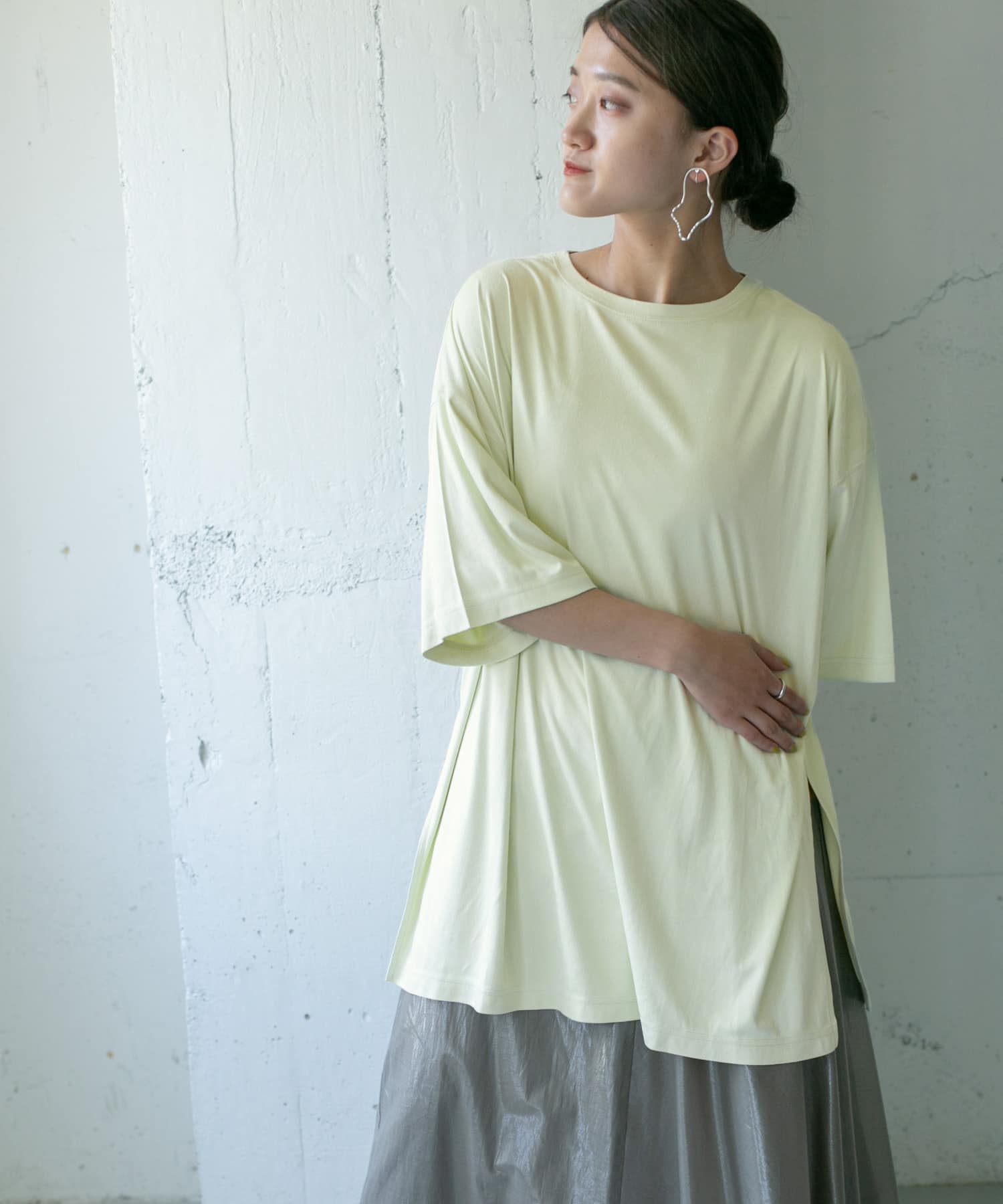 スエードBIG Tシャツ∴ MINT one