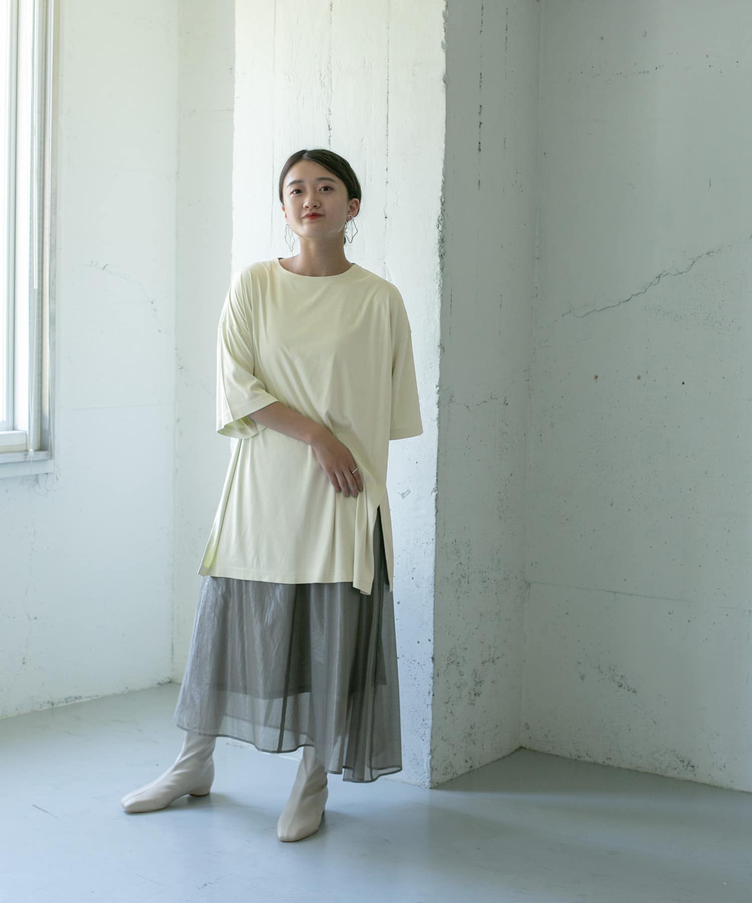 スエードBIG Tシャツ∴ MINT one