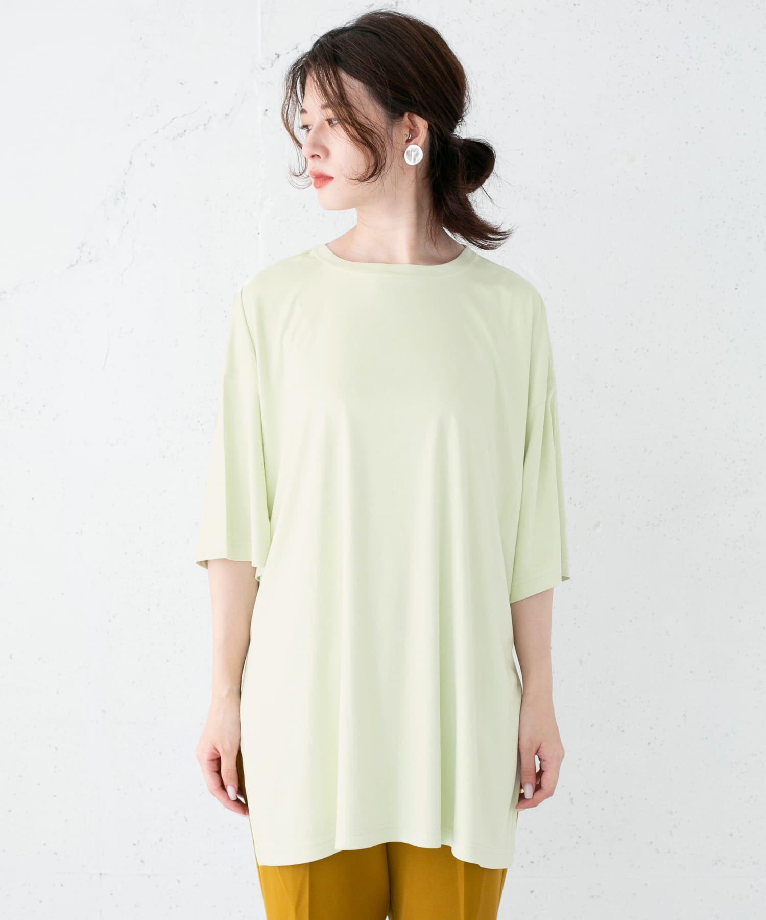 スエードBIG Tシャツ∴ MINT one