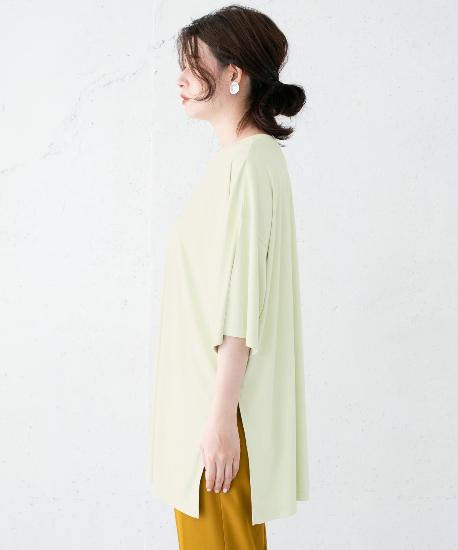スエードBIG Tシャツ∴ MINT one