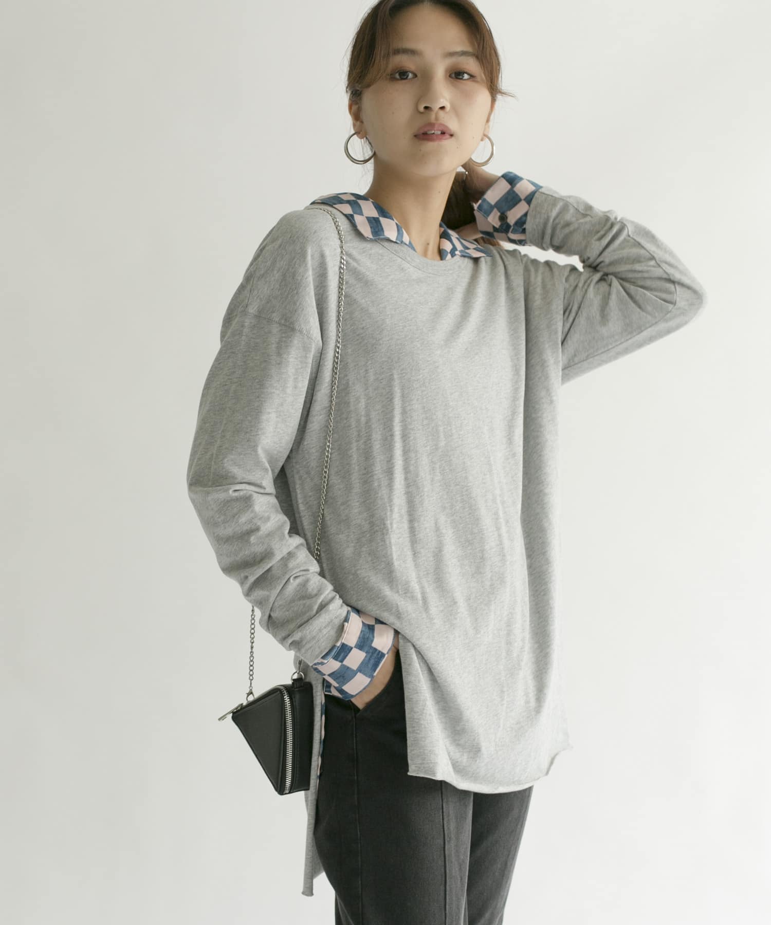 身長：165cm サイズ：one