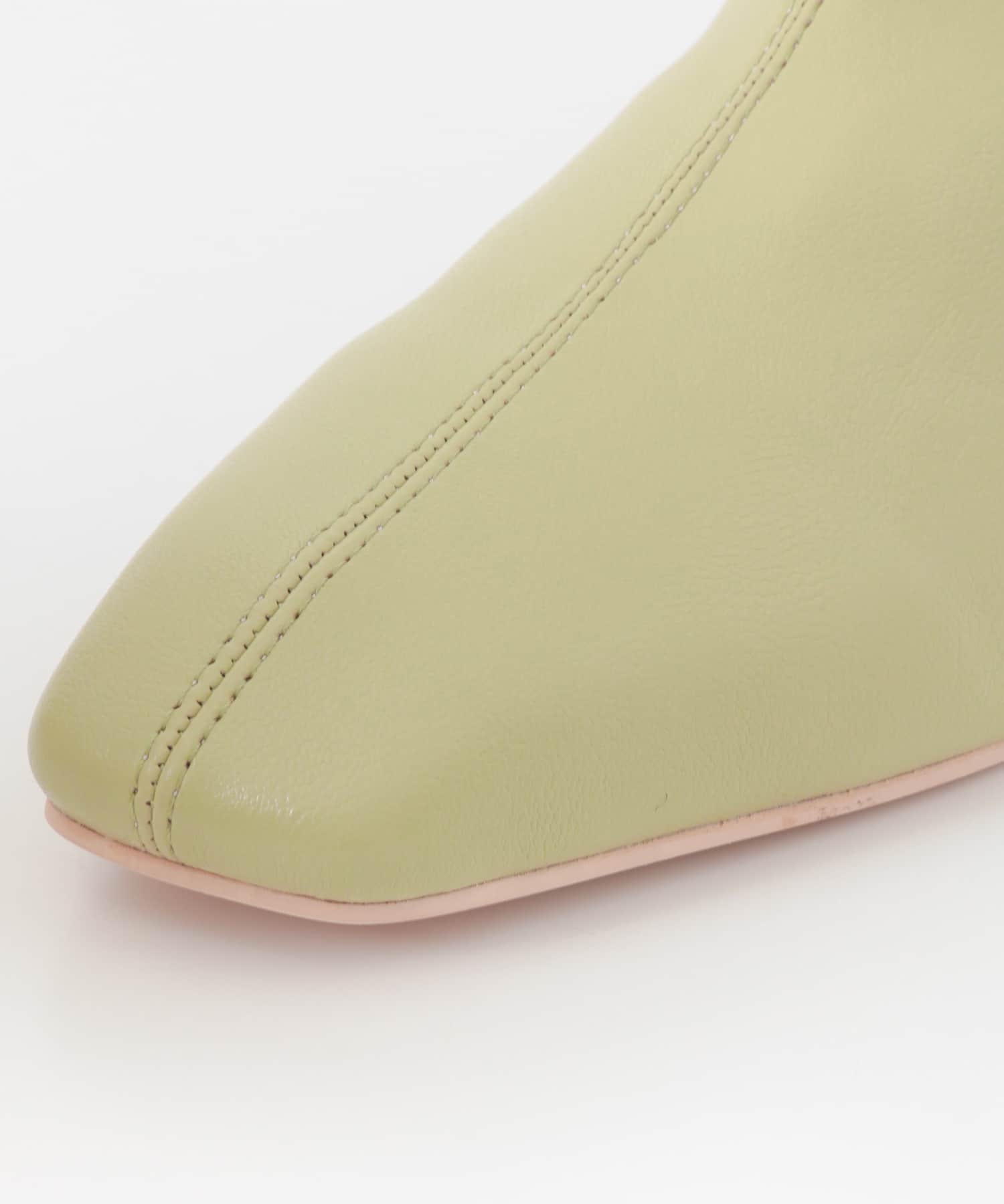 スリムショートブーツ PISTACHIO 36