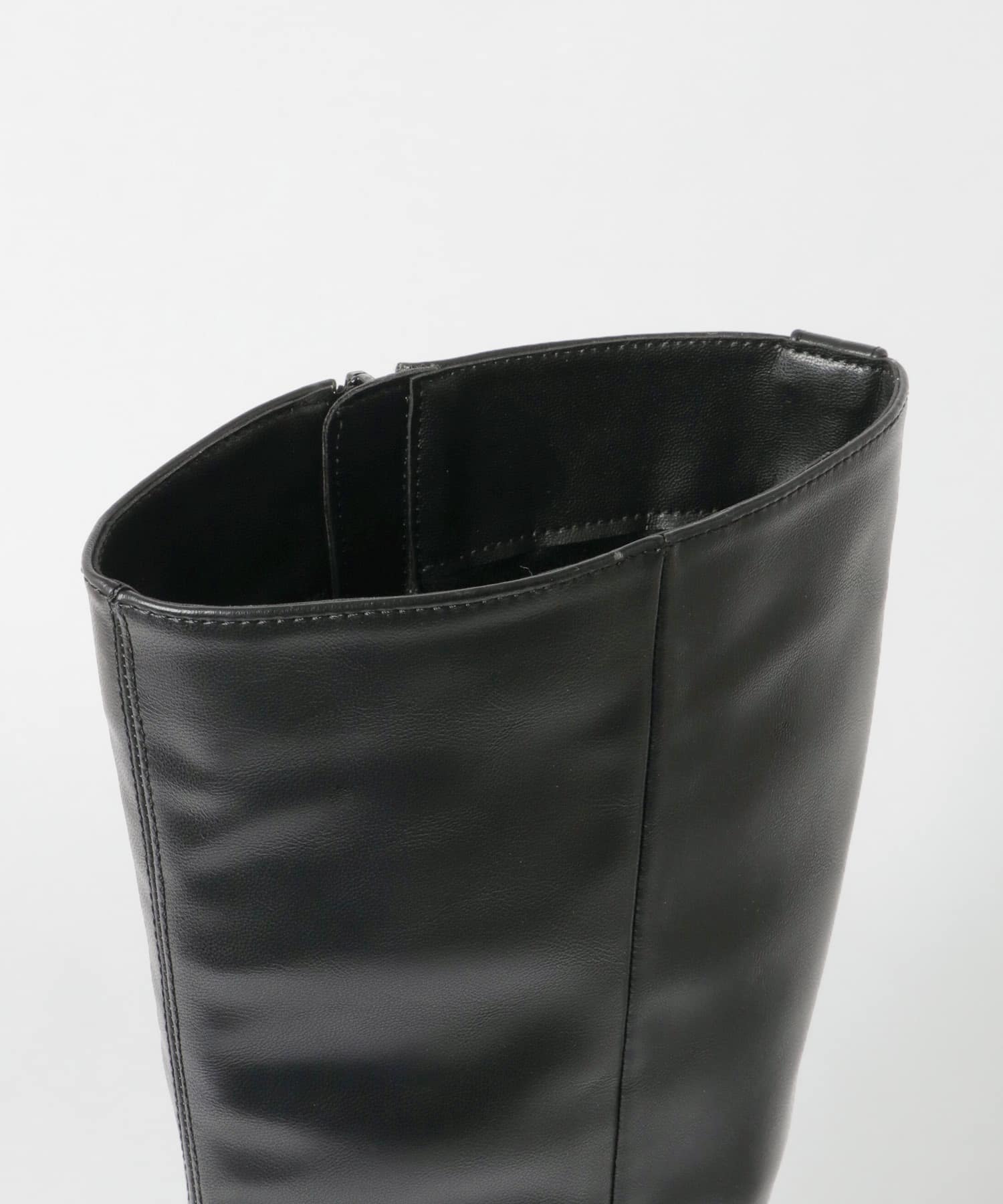 センターシームロングブーツ∴ BLACK 36