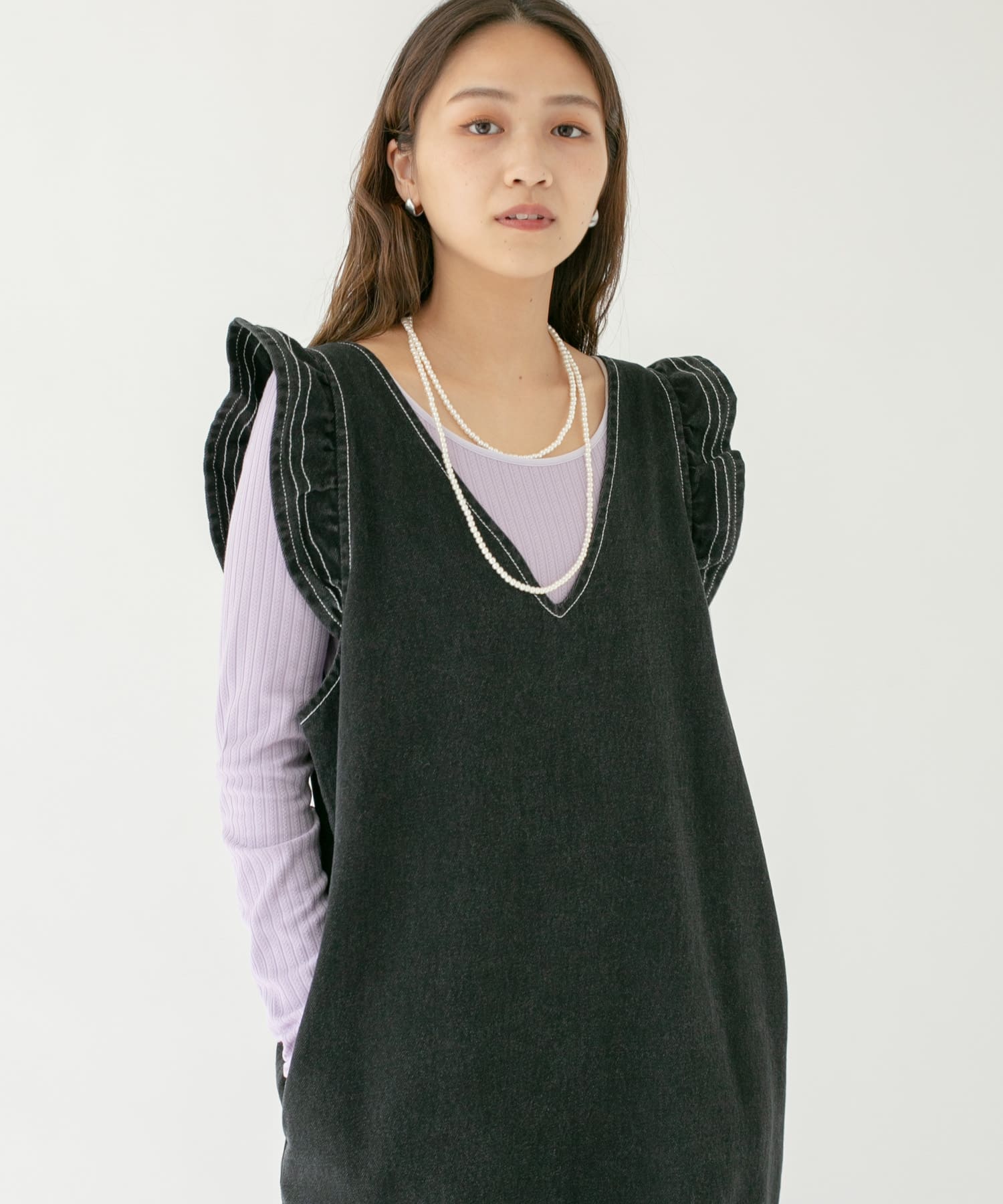身長：165cm サイズ：one