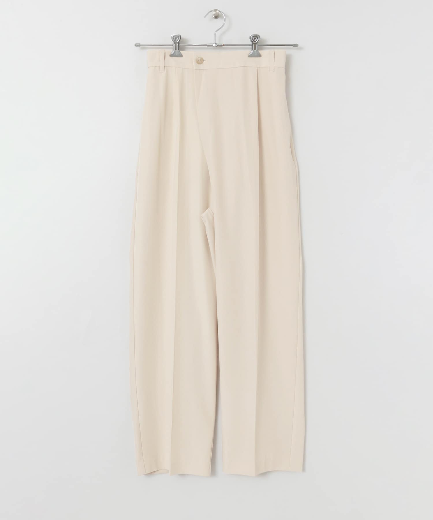 ルーズボトムアシメパンツ L.BEIGE 36
