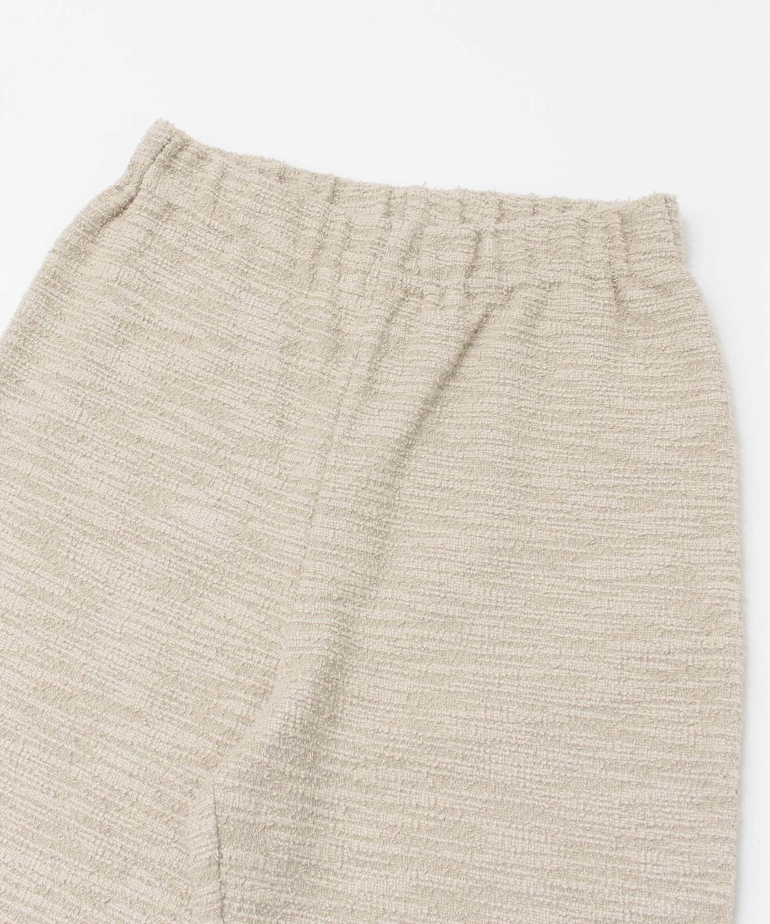 カットツイードフレアパンツ GREIGE one
