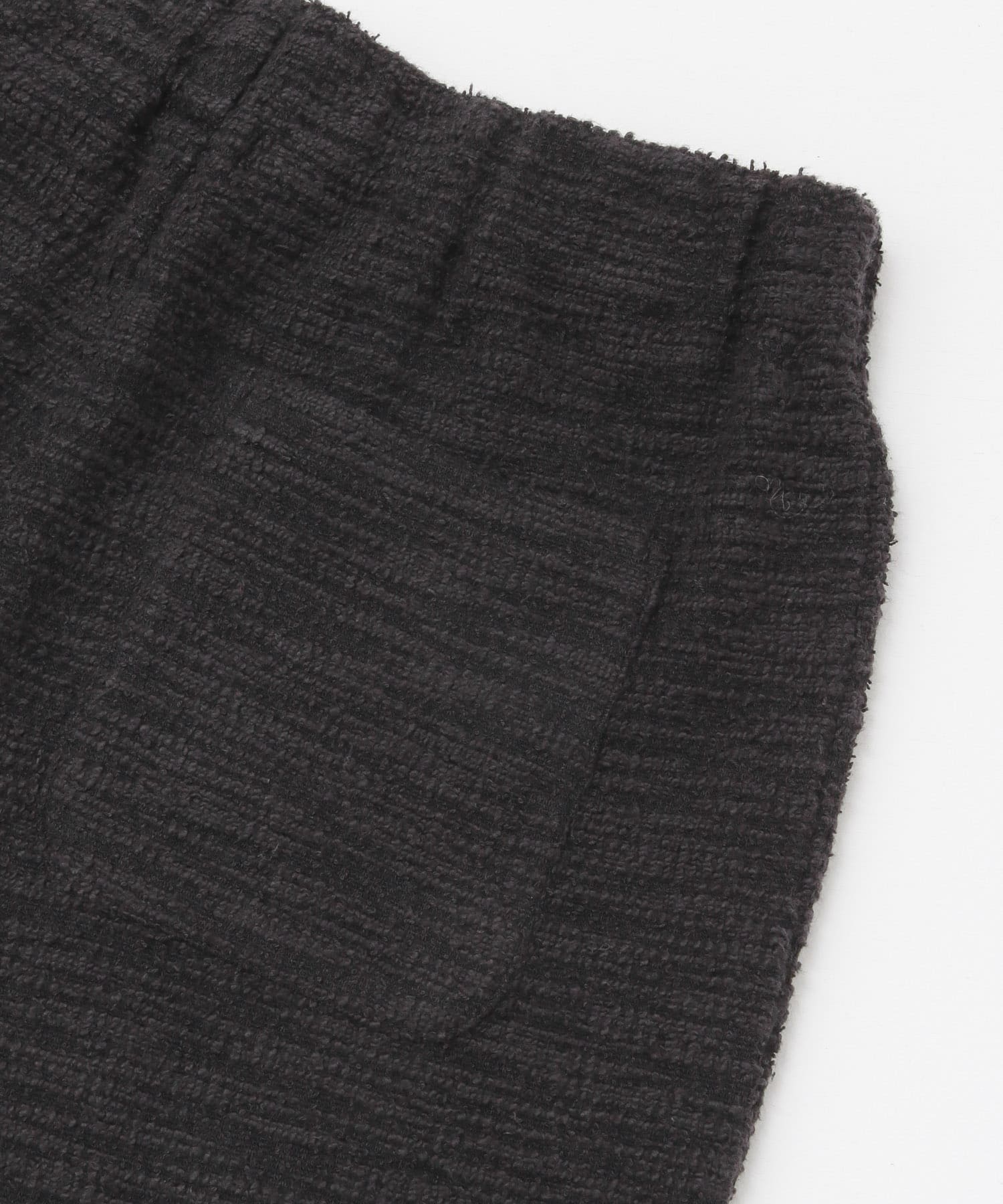 カットツイードフレアパンツ BLACK one