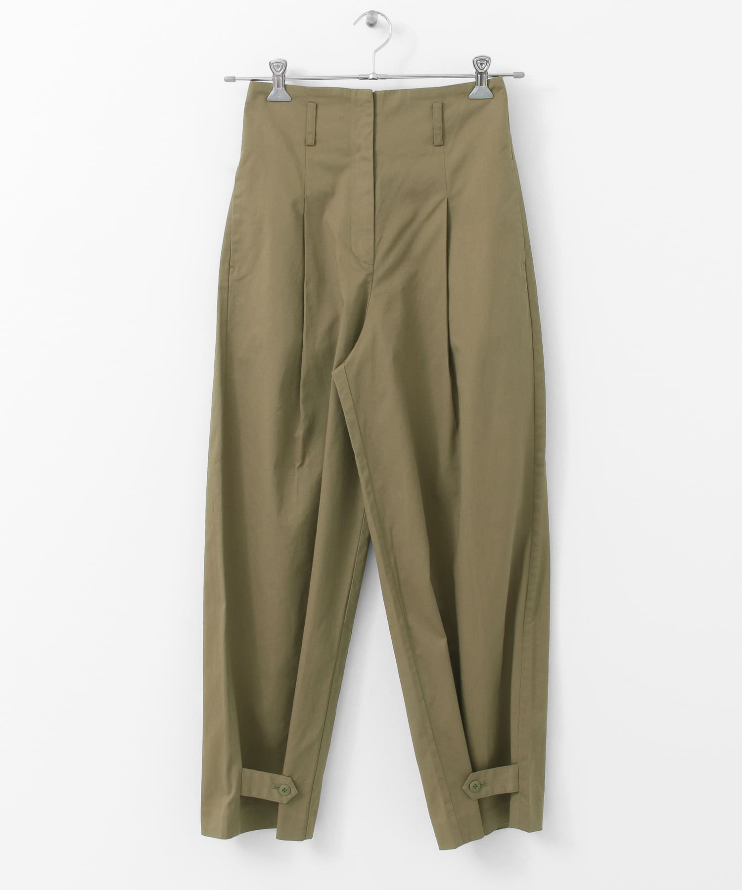 ヘムボタンデザインパンツ KHAKI 36