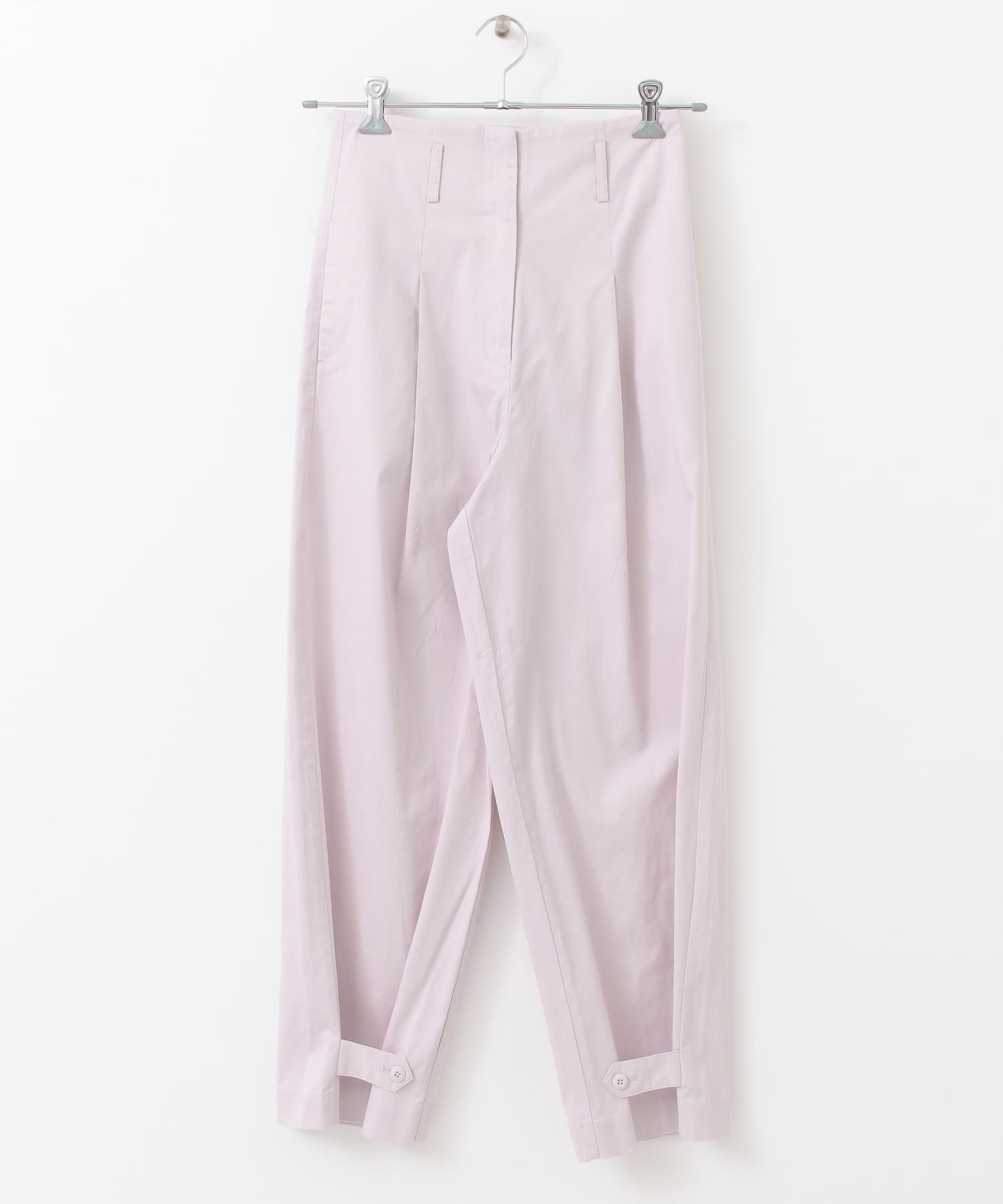 ヘムボタンデザインパンツ PINK 36