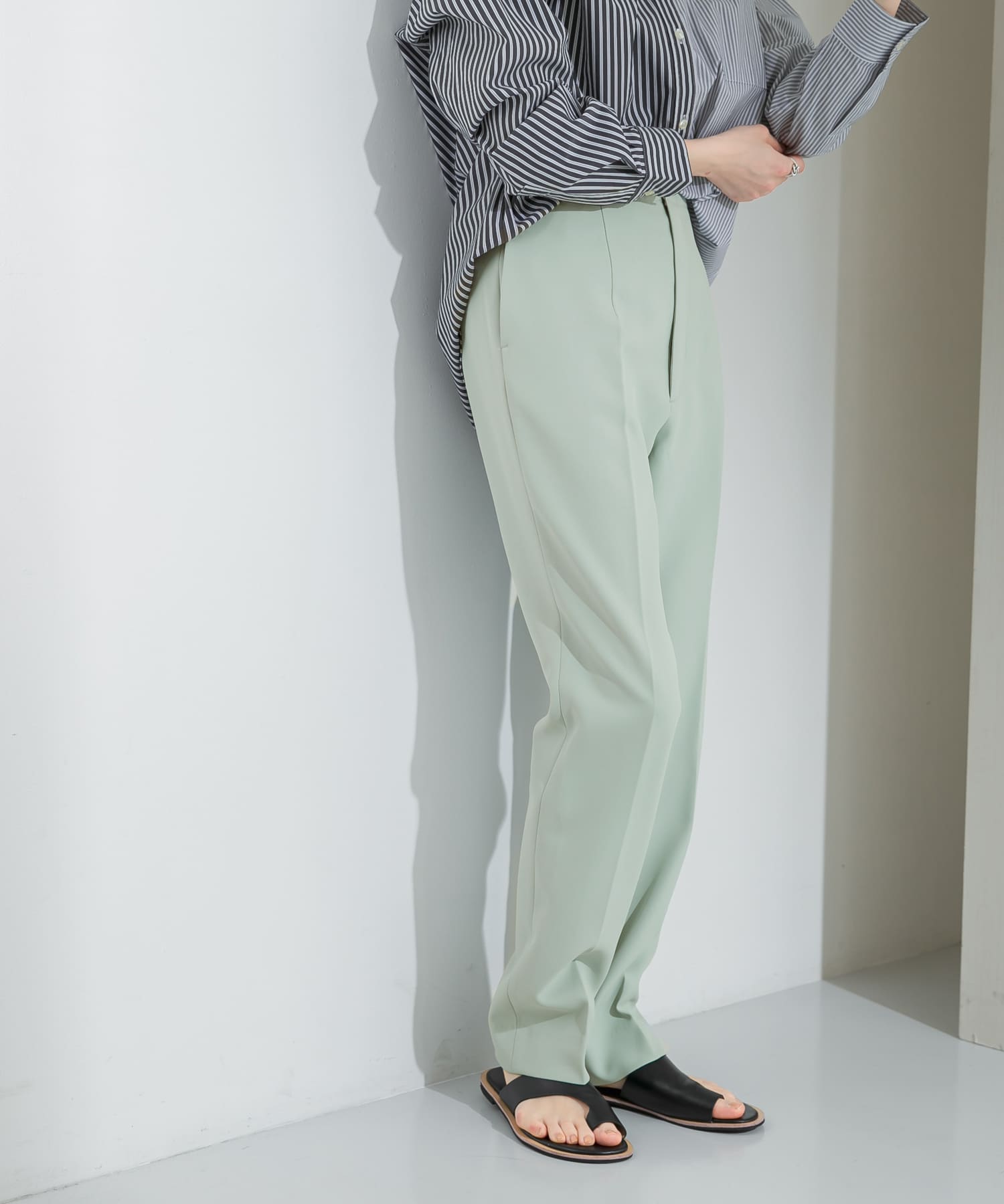 ツイルテーパードパンツ MINT 36