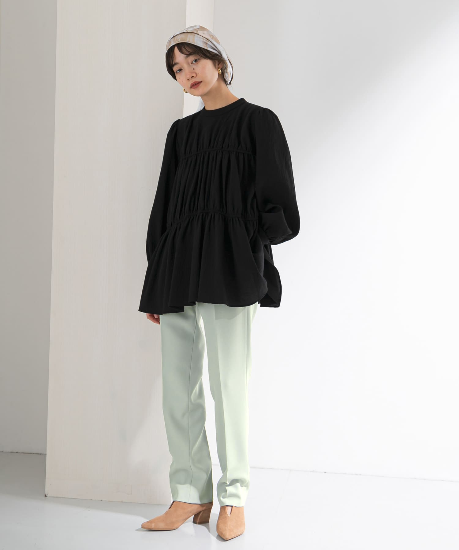 ツイルテーパードパンツ MINT 36
