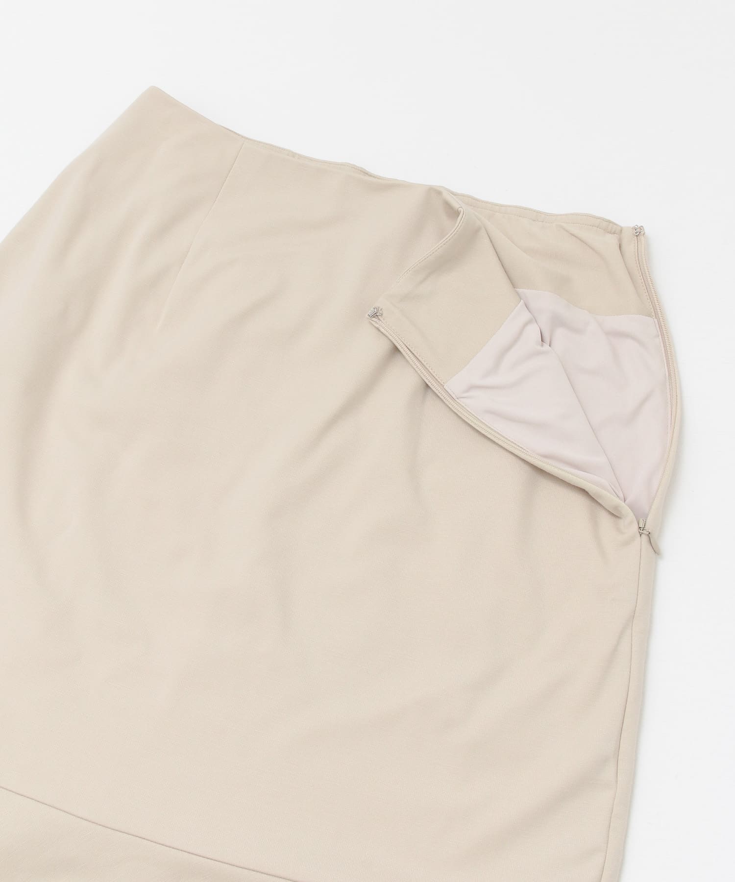 マーメイドラインカットスカート L.BEIGE one