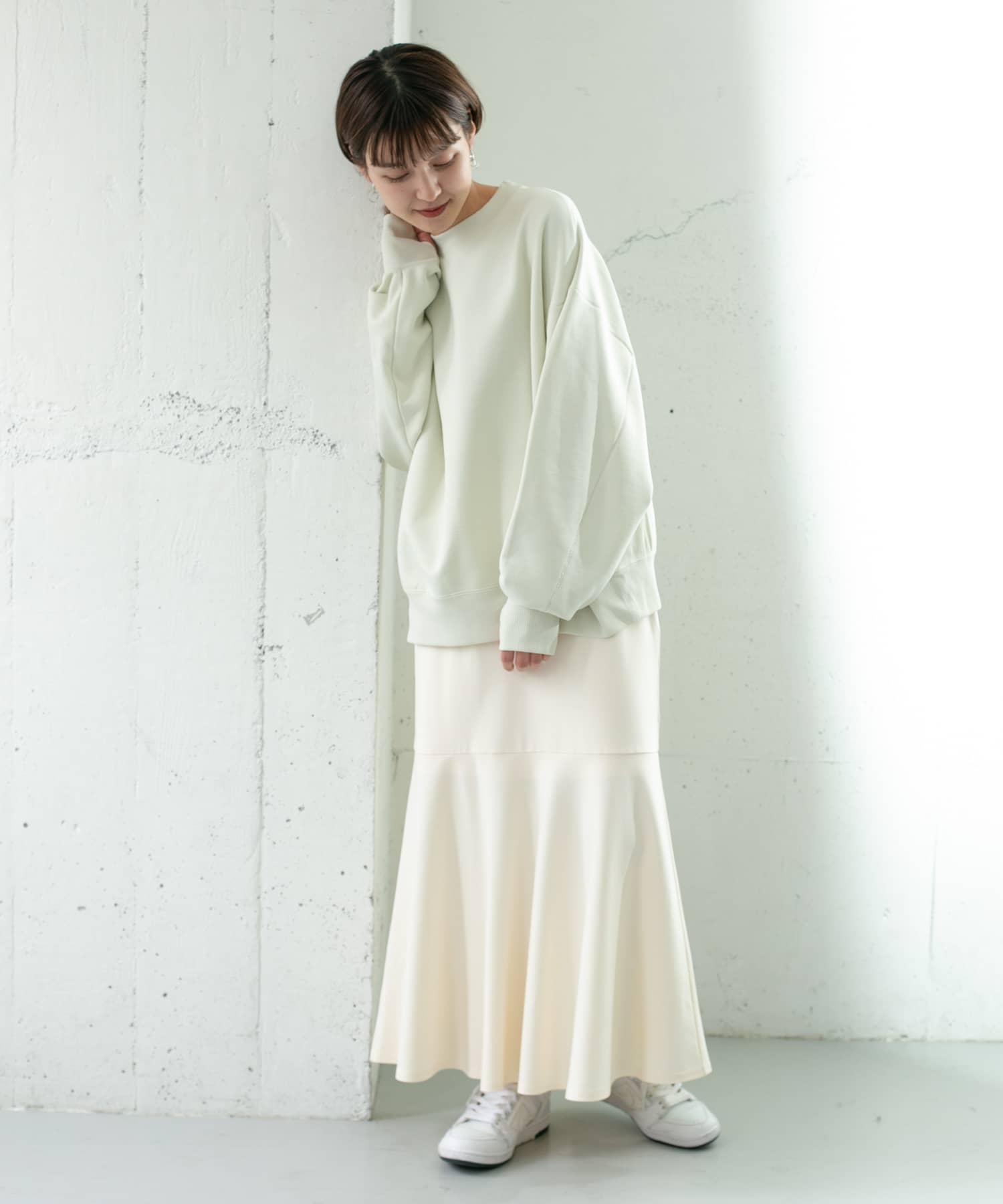 マーメイドラインカットスカート OFF one