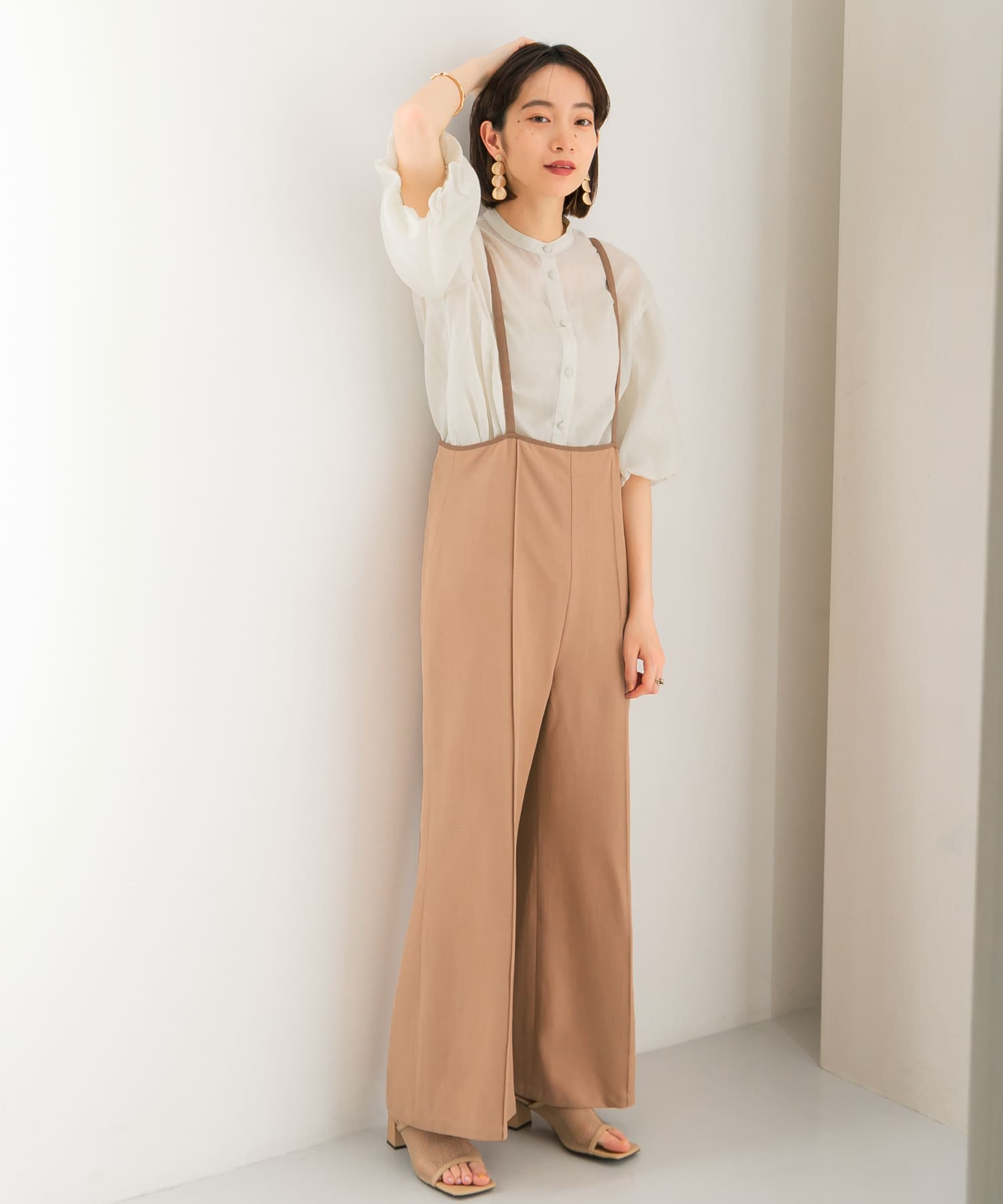 身長：159cm サイズ：one