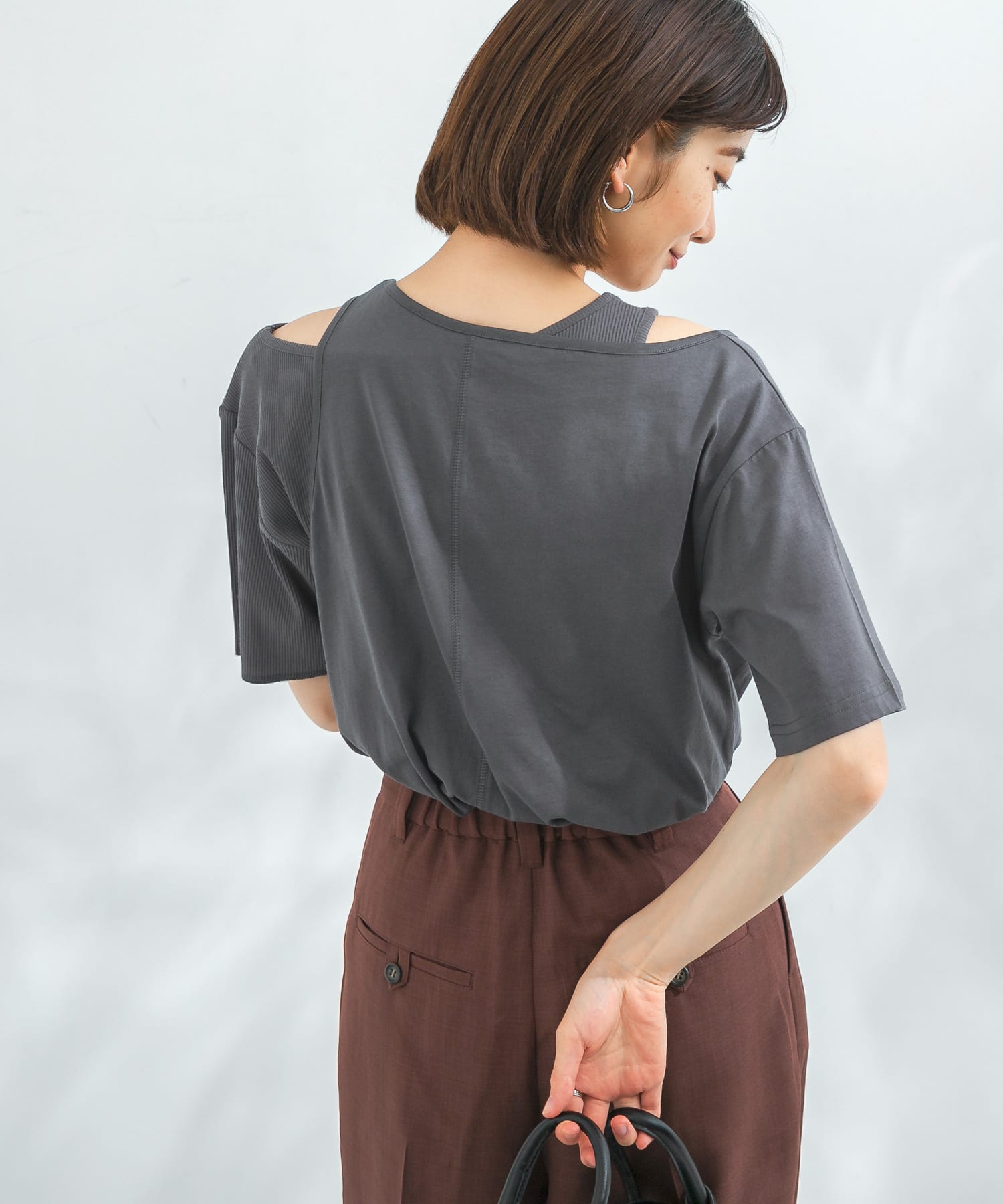身長：159cm サイズ：one