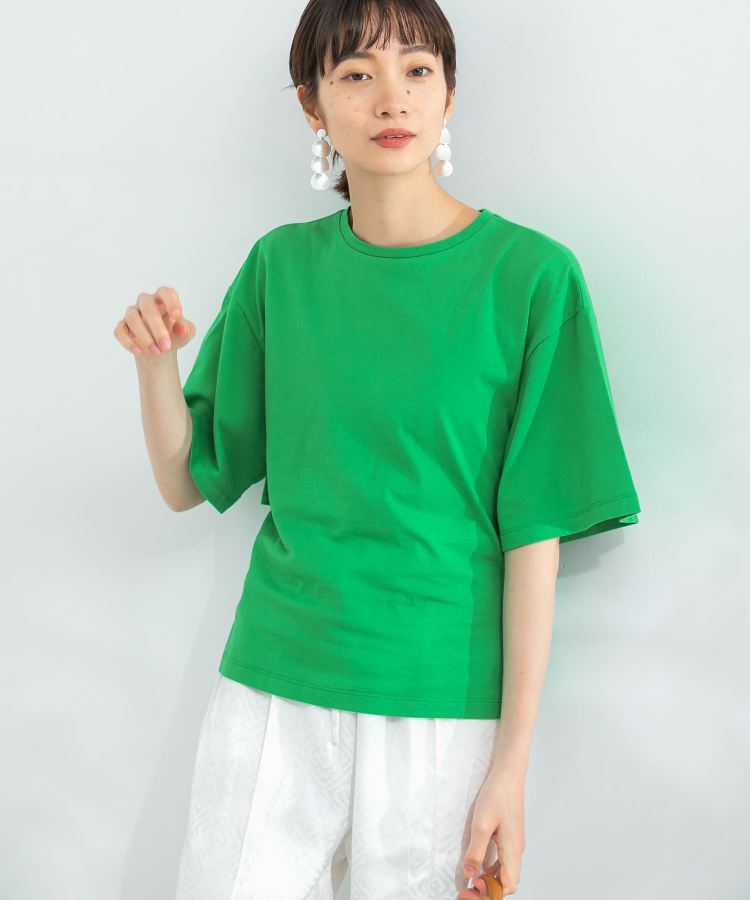 身長：159cm サイズ：one