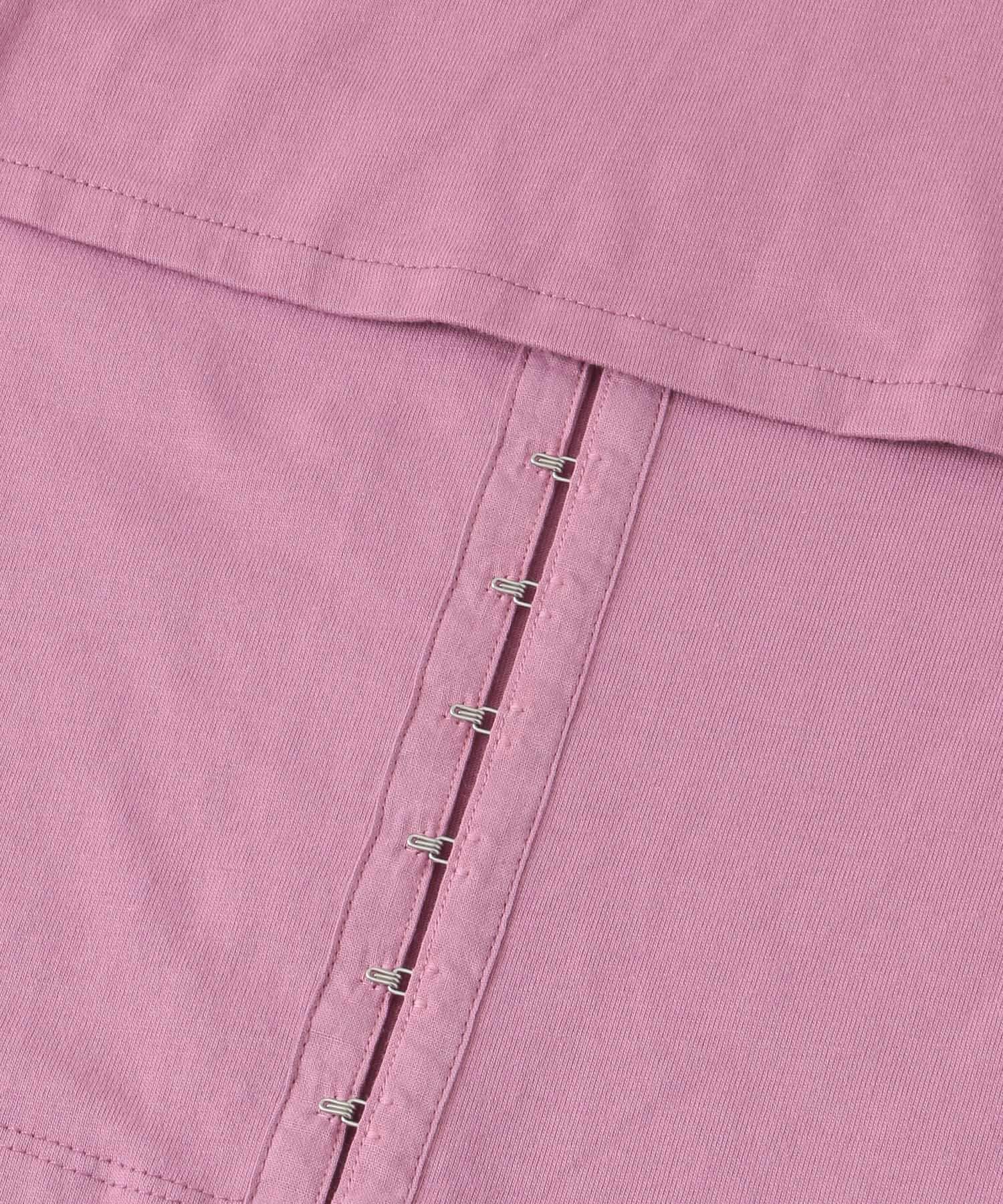 BACKホックTシャツ PURPLEPINK one