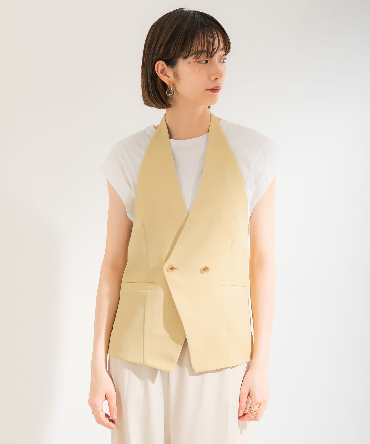 身長：159cm サイズ：one