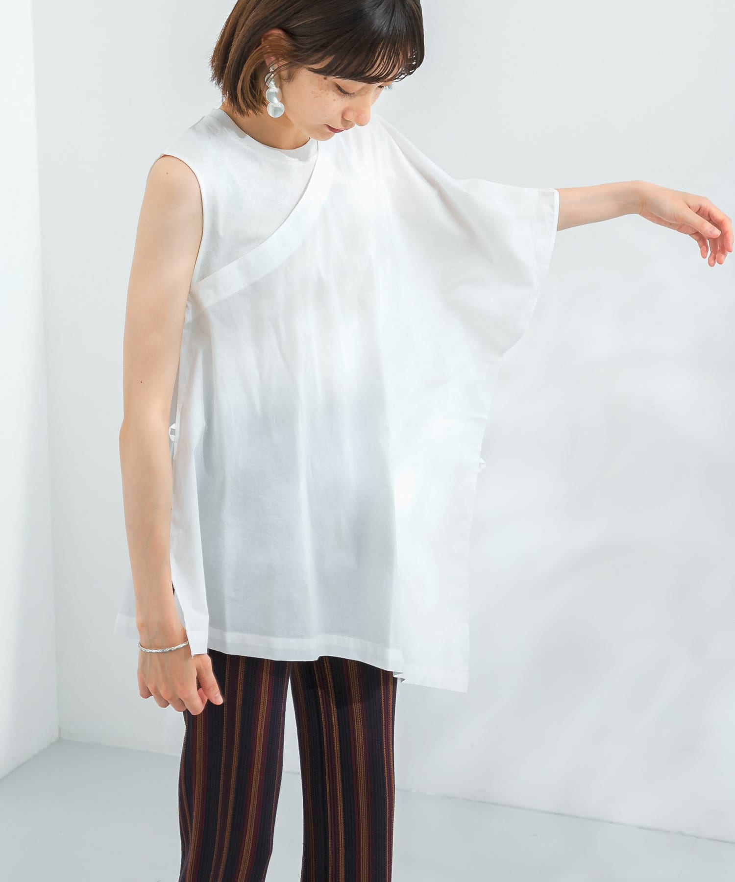 身長：159cm サイズ：one