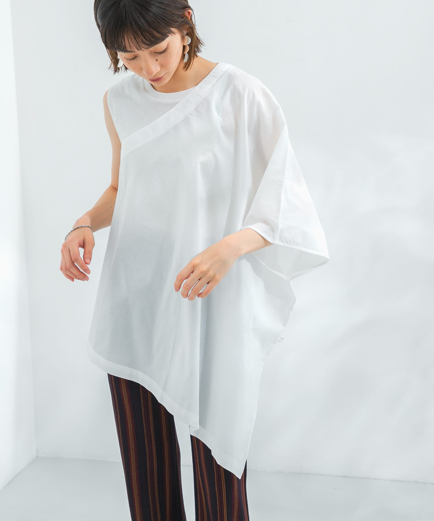 身長：159cm サイズ：one