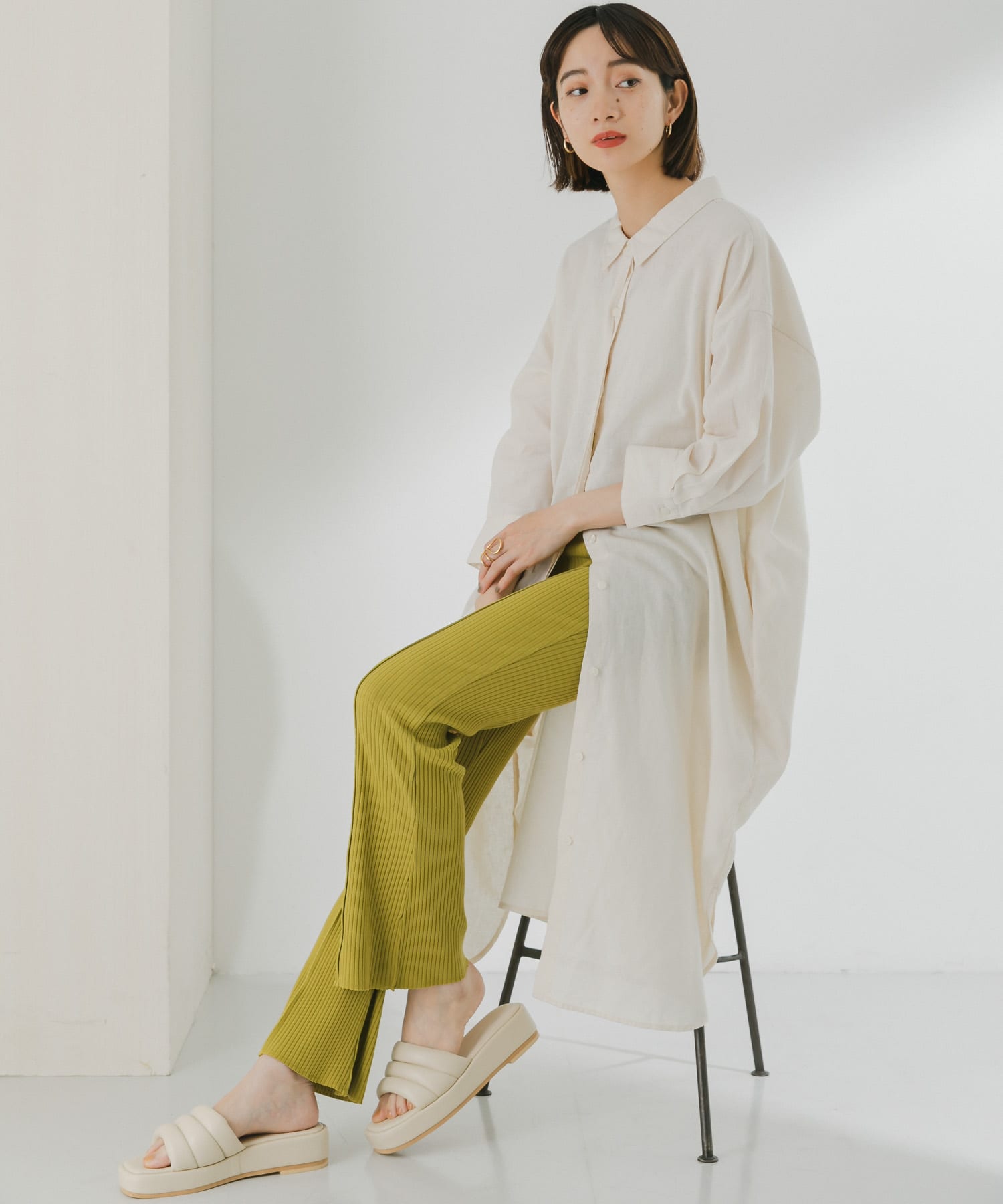 身長：159cm サイズ：one