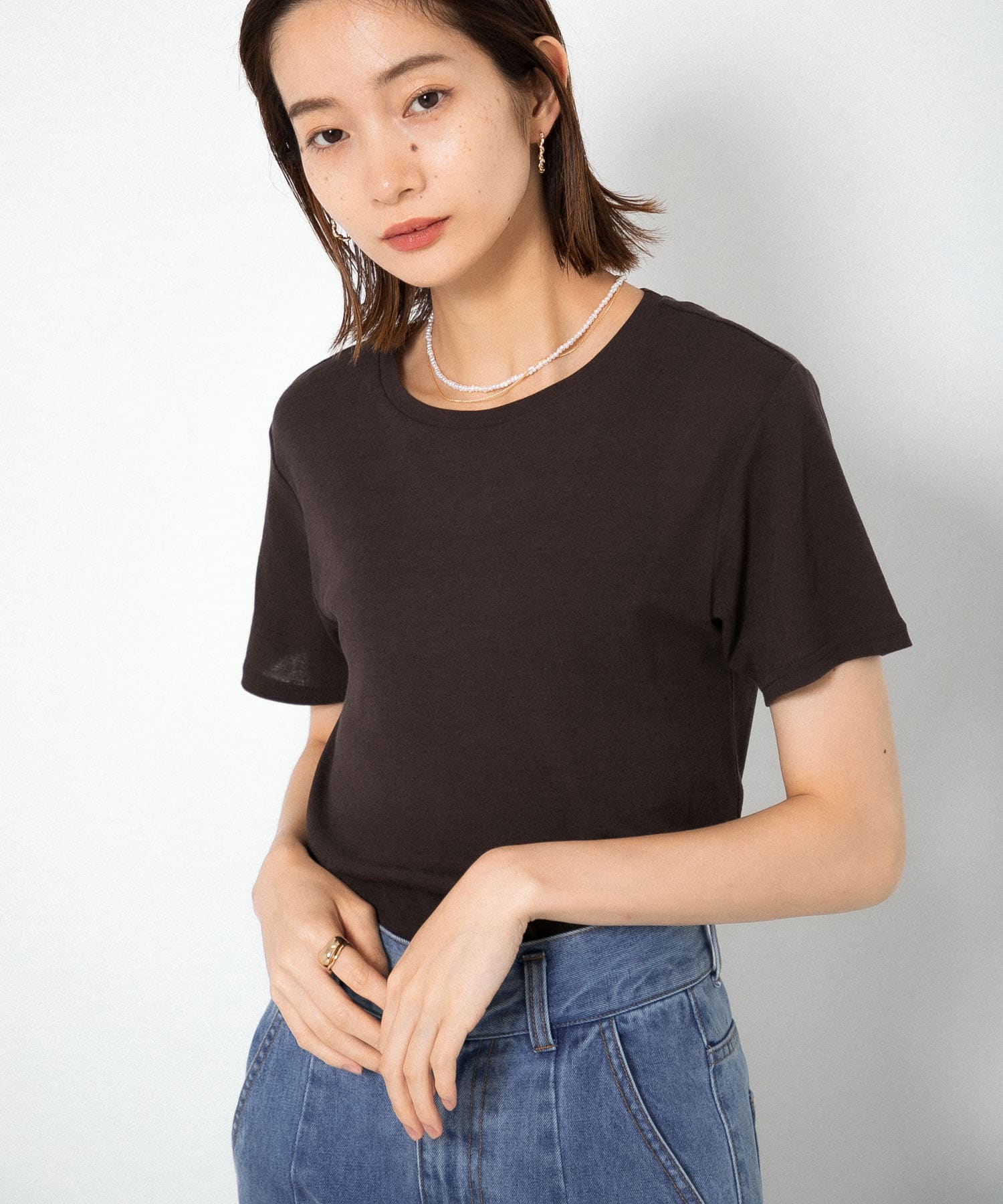 身長：159cm サイズ：one