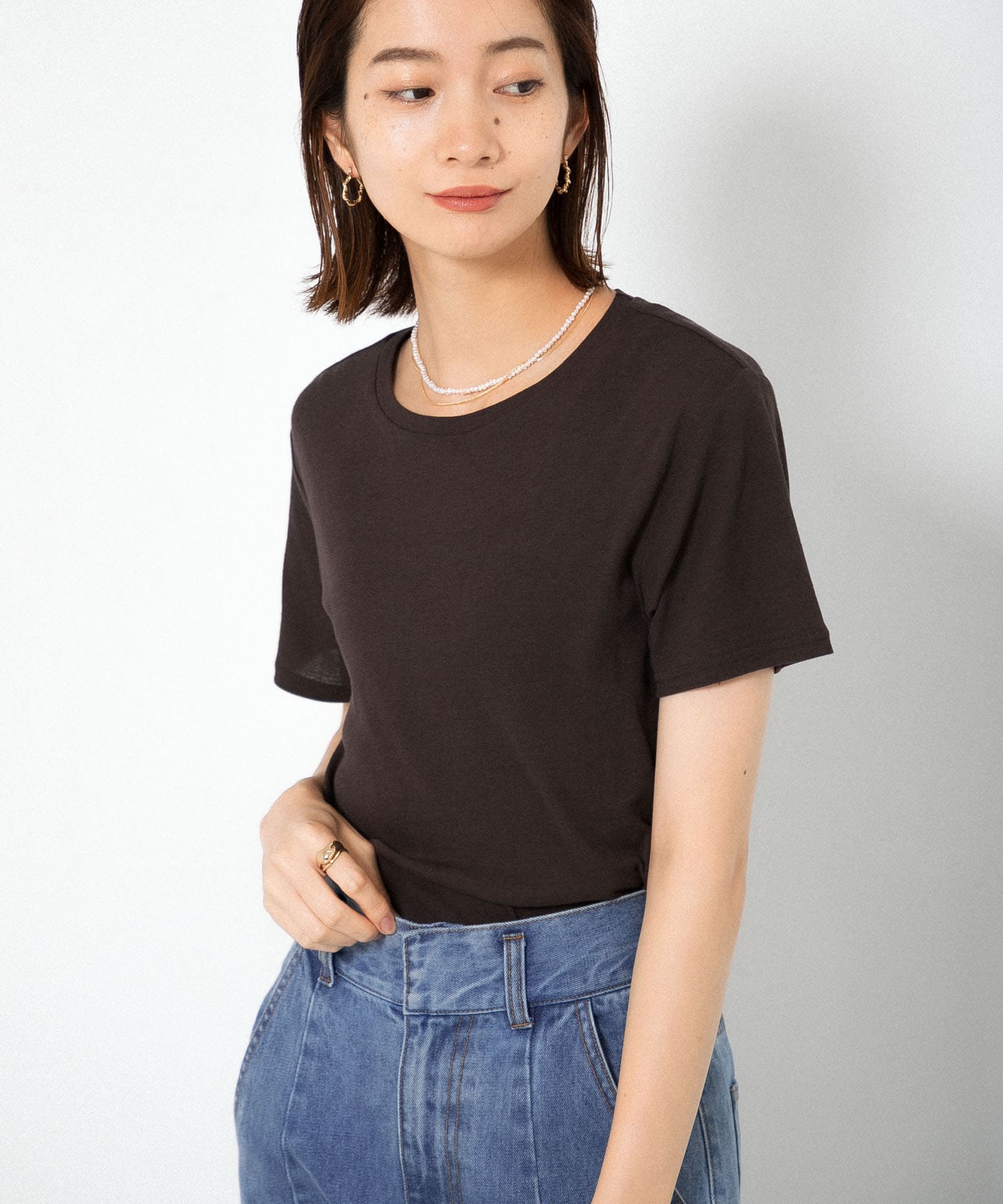 身長：159cm サイズ：one