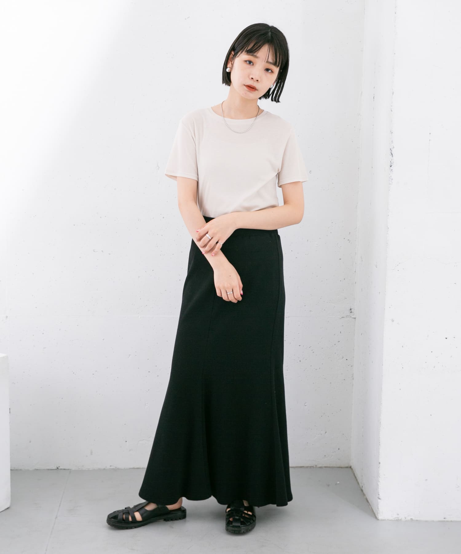 身長：160cm サイズ：one