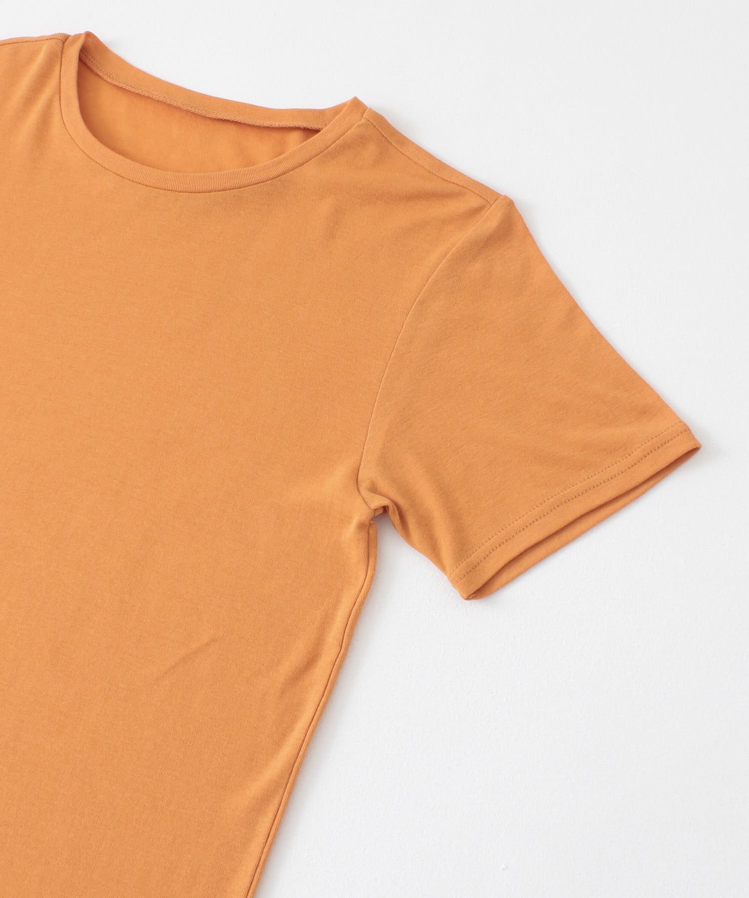 コンパクトベーシックTシャツ ORANGE one