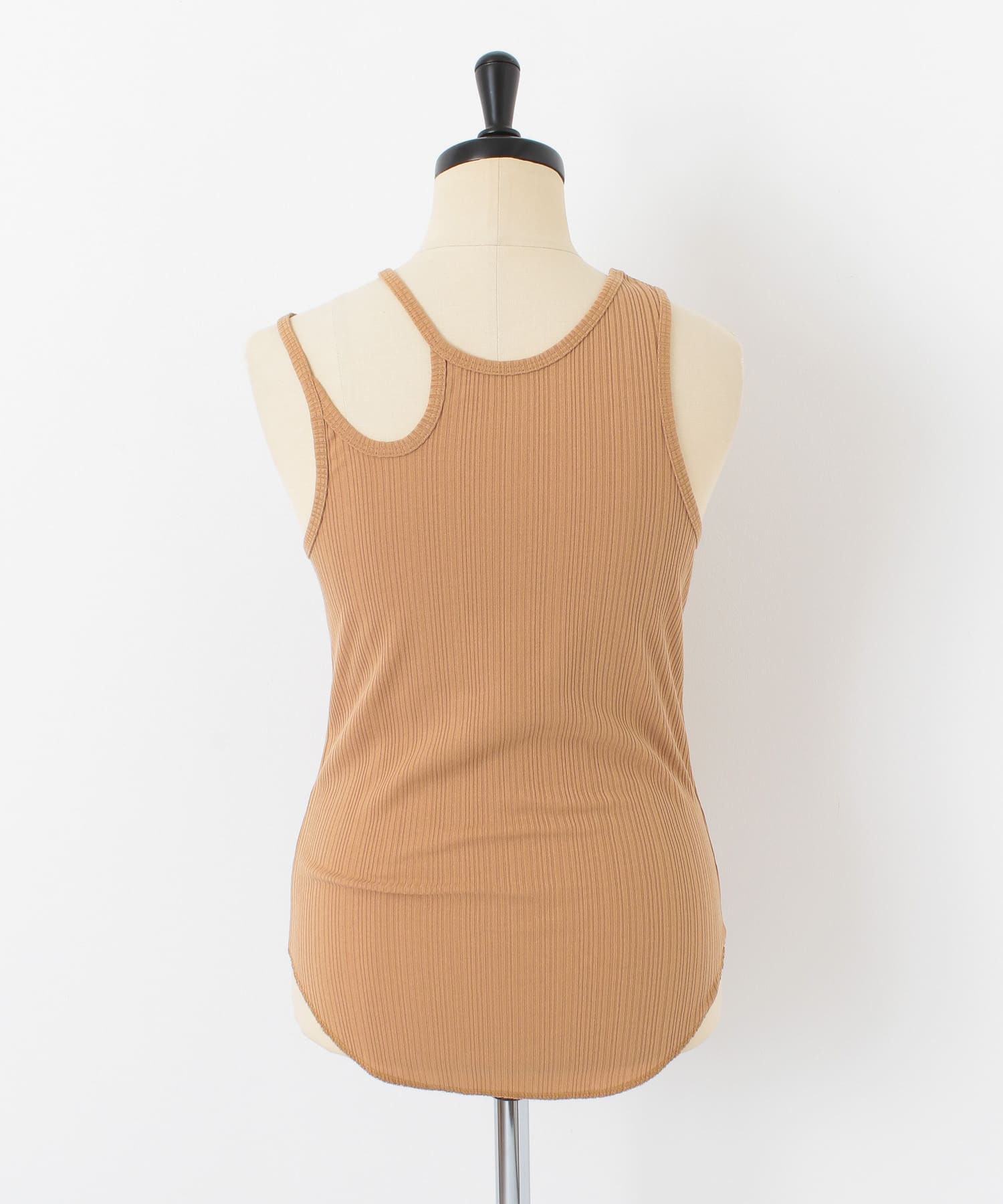 アシメネックタンクトップ ORG BROWN one