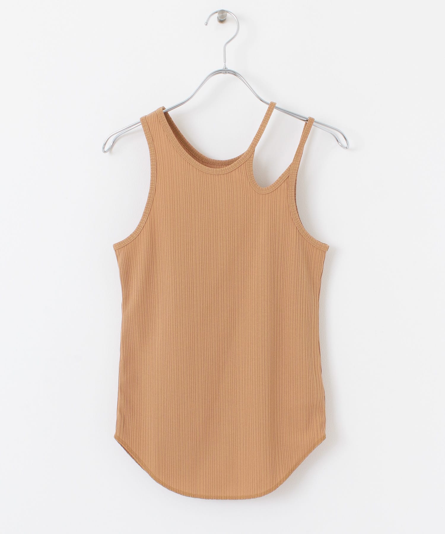 アシメネックタンクトップ ORG BROWN one