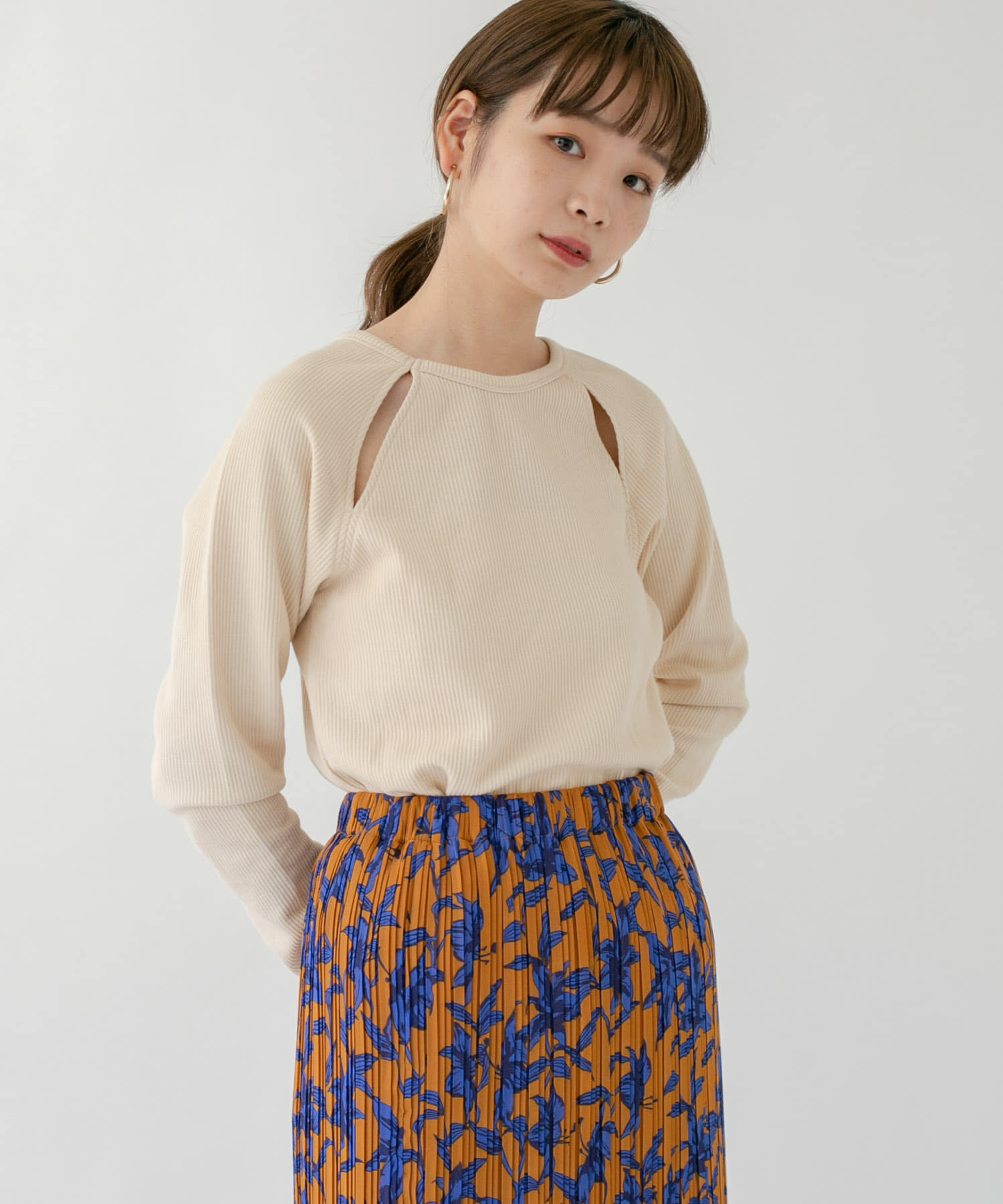身長：160cm サイズ：one