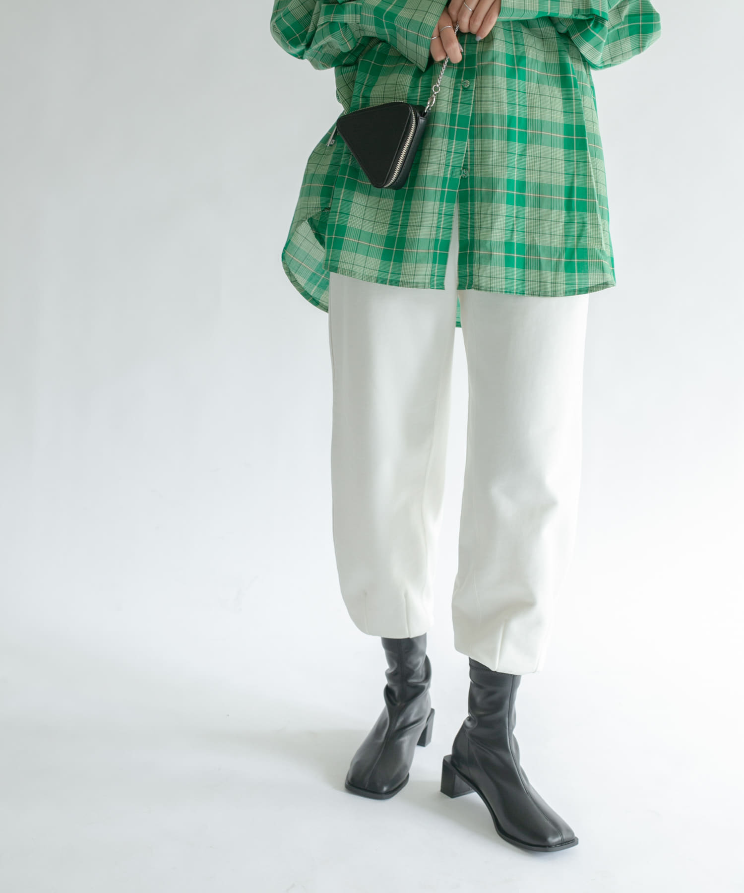 フィラメントスウェットパンツ OFF one