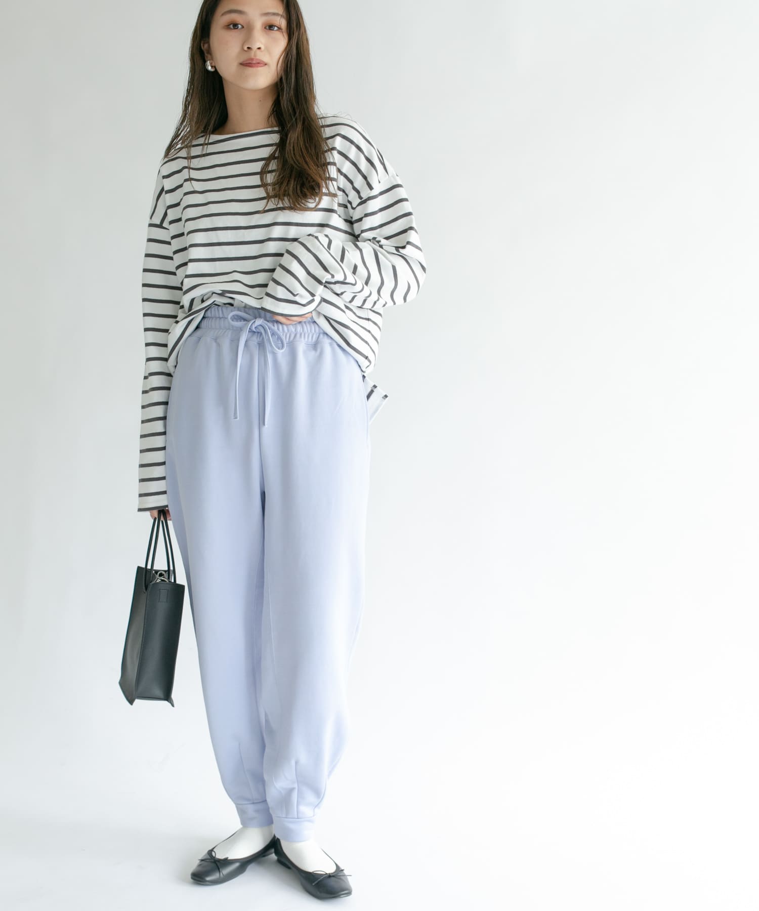 フィラメントスウェットパンツ LILAC one