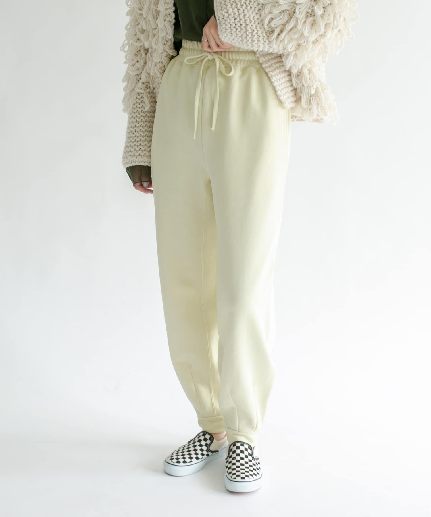 フィラメントスウェットパンツ L.YELLOW one