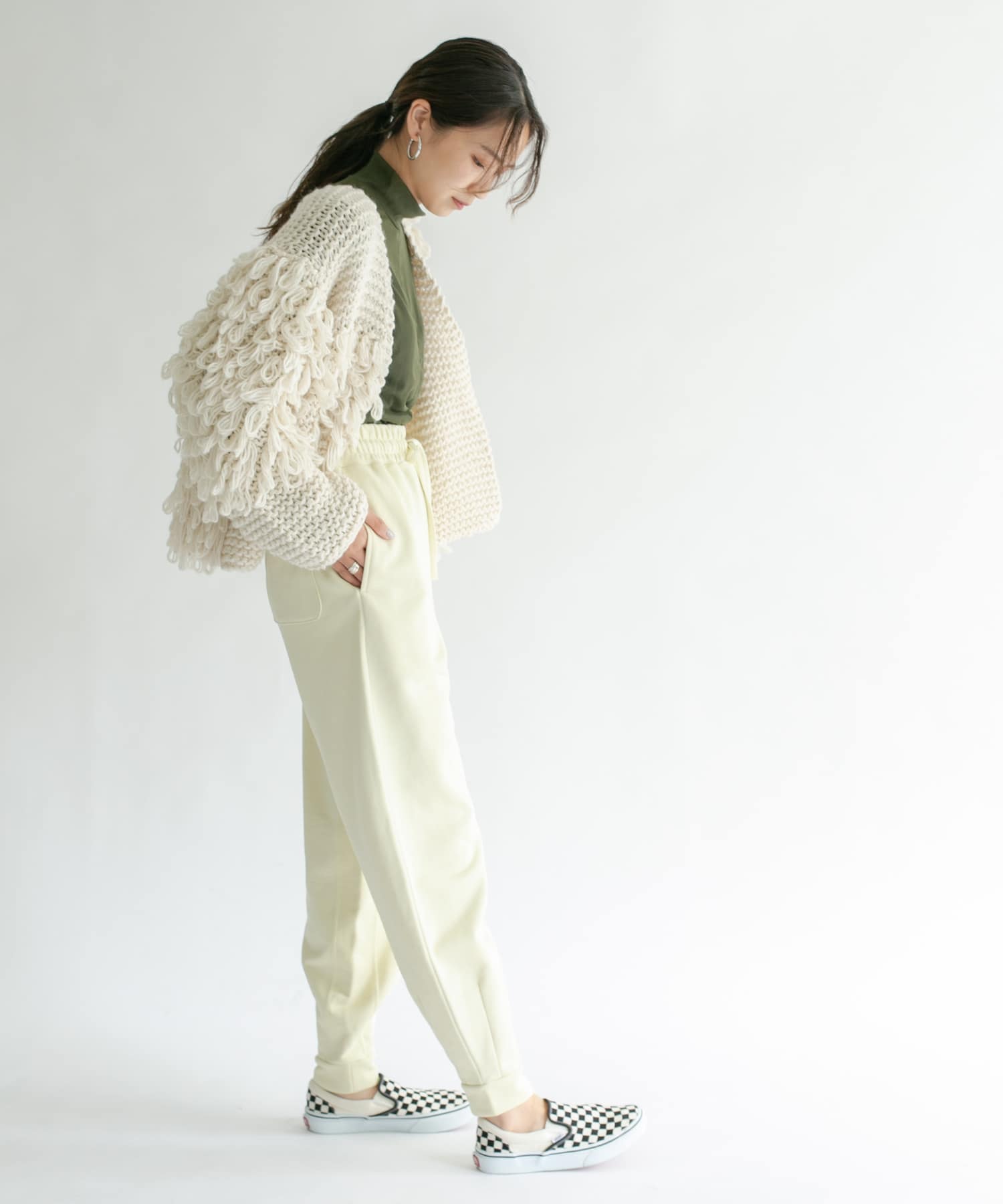 フィラメントスウェットパンツ L.YELLOW one
