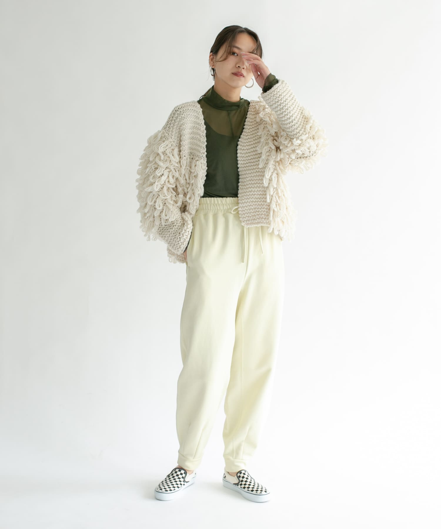 フィラメントスウェットパンツ L.YELLOW one