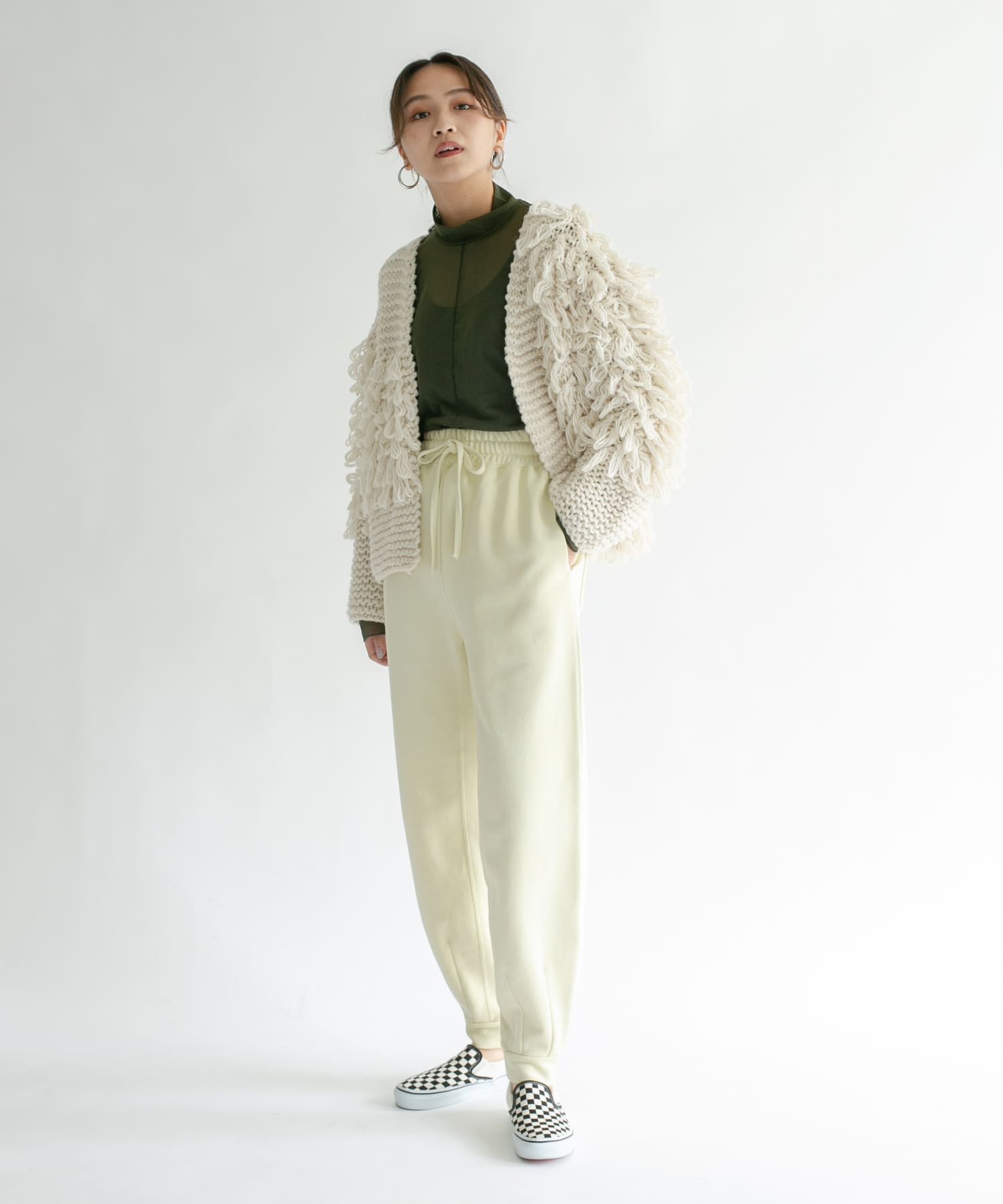 フィラメントスウェットパンツ L.YELLOW one