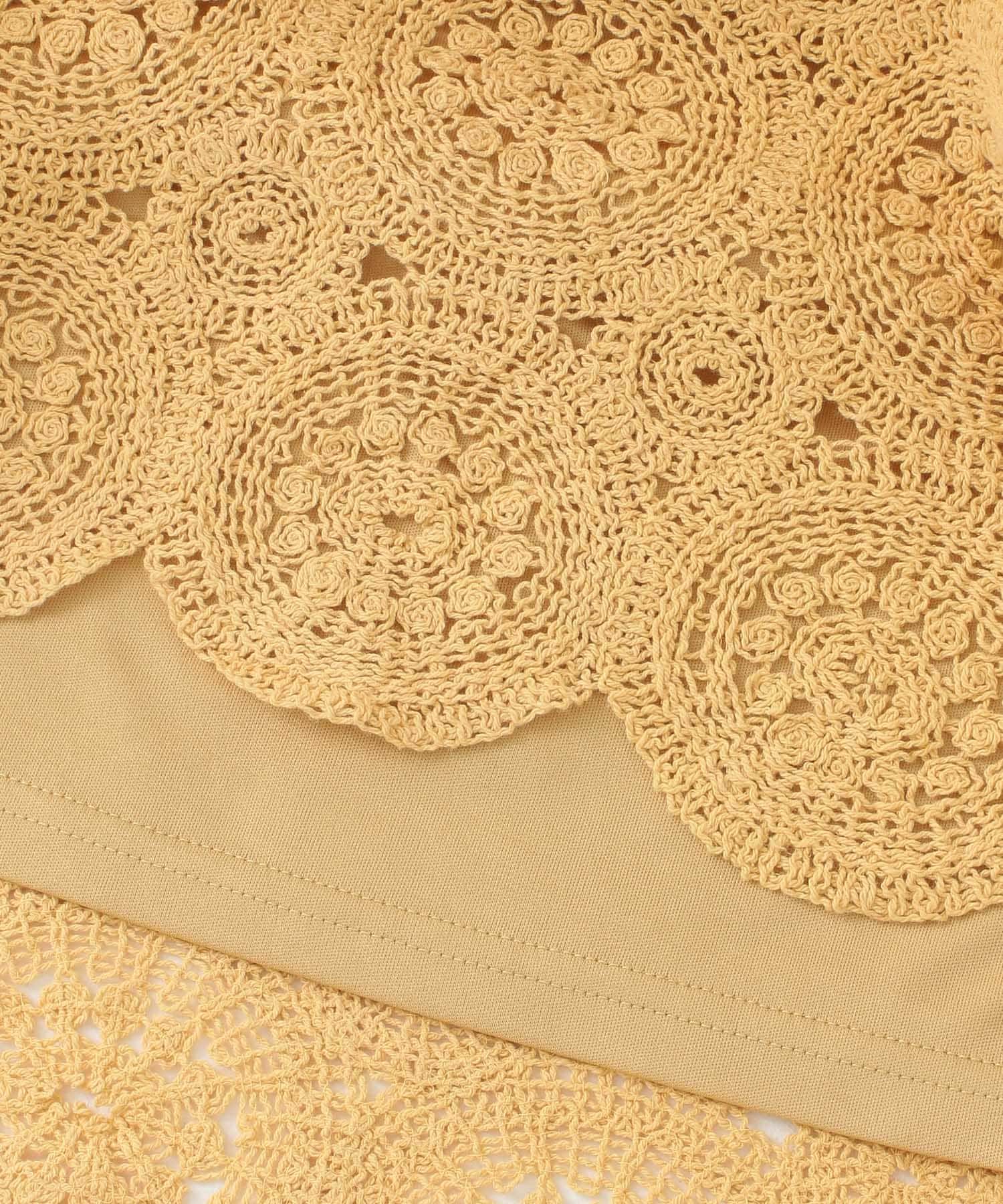 アイレットサークルレーススカート APRICOT one