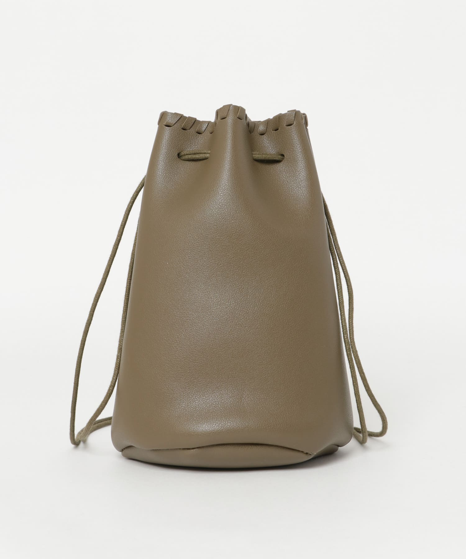 カガリステッチ巾着BAG KHAKI one