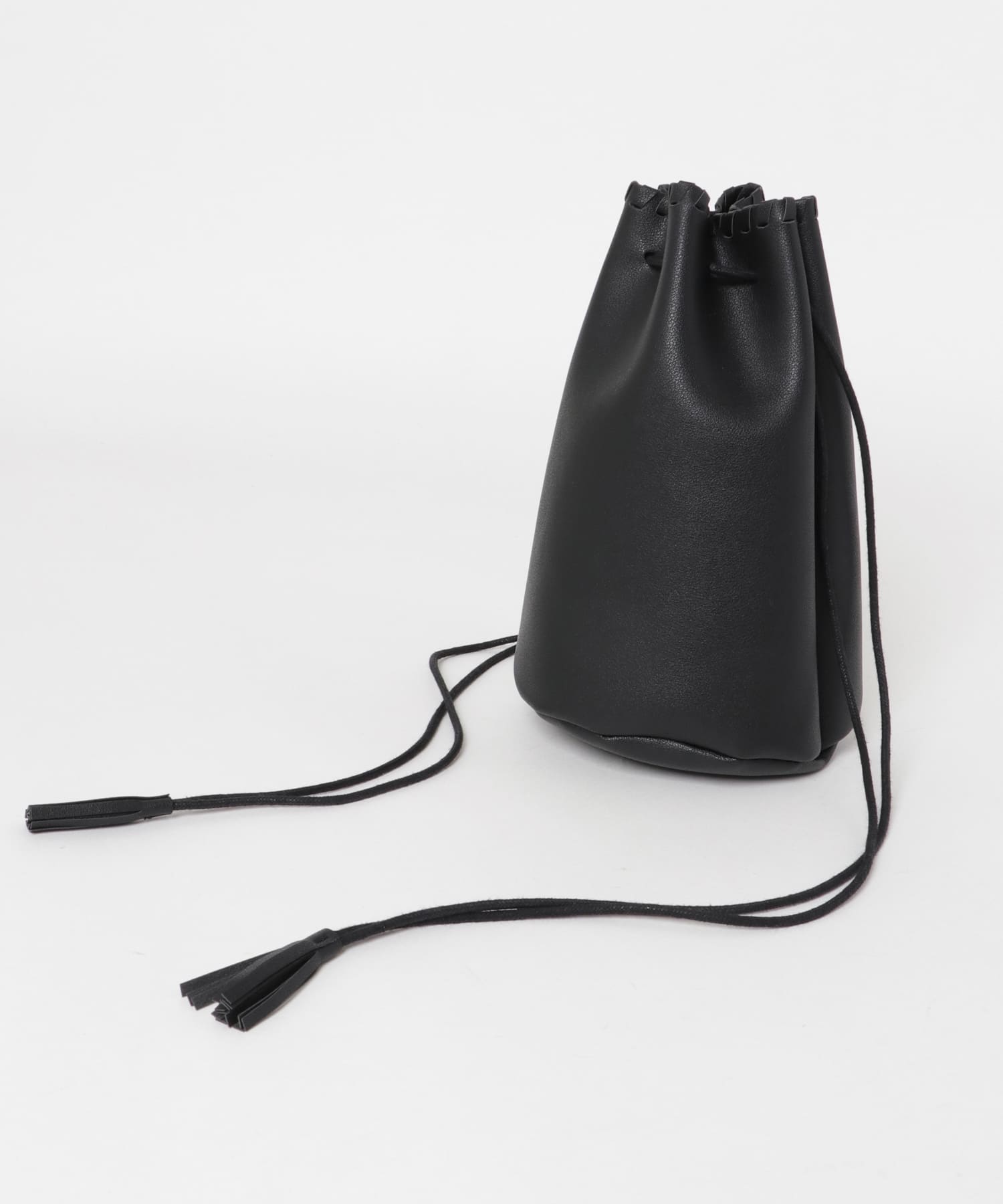 カガリステッチ巾着BAG BLACK one