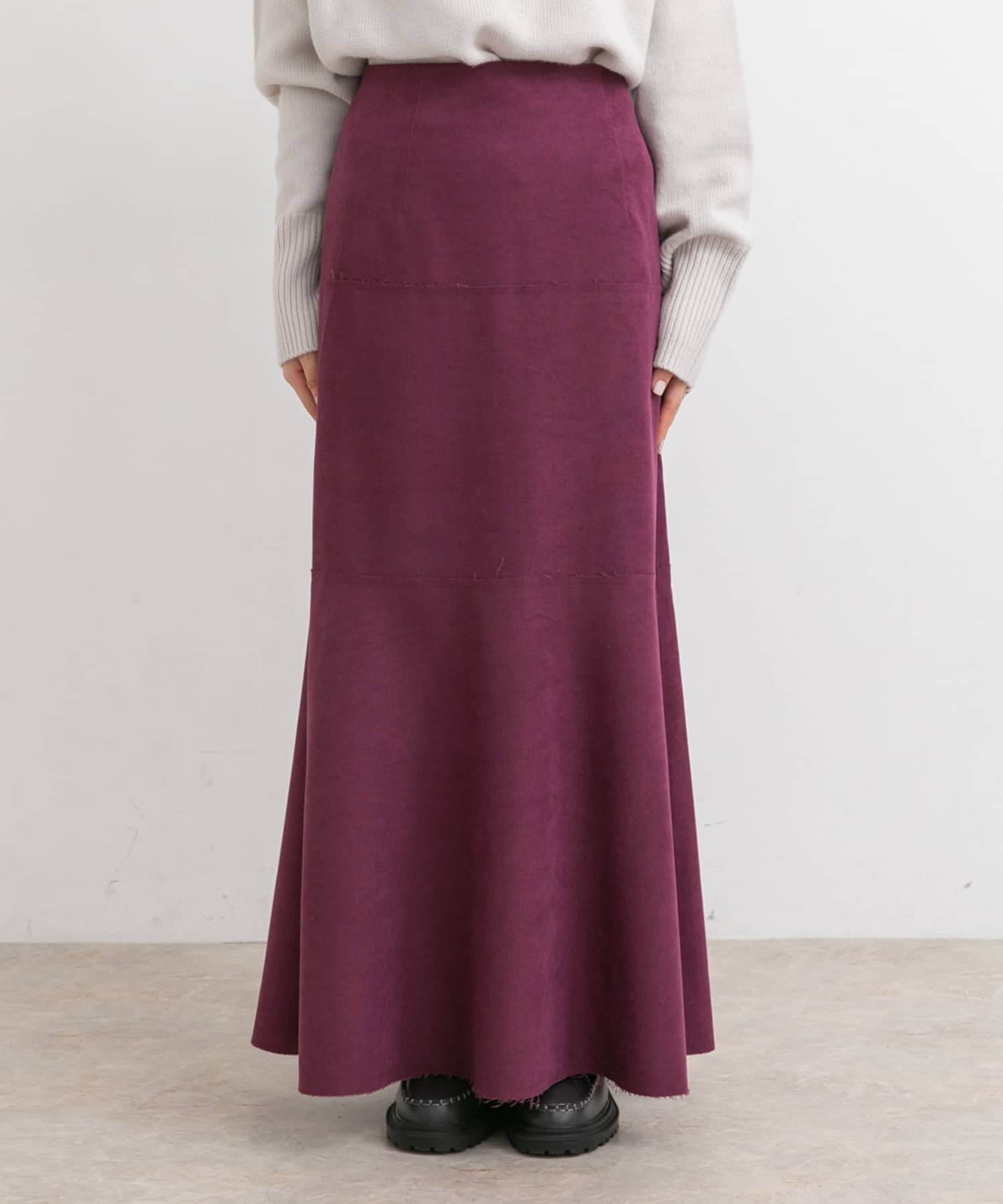 カットオフ切替ロングスカート CASSIS one