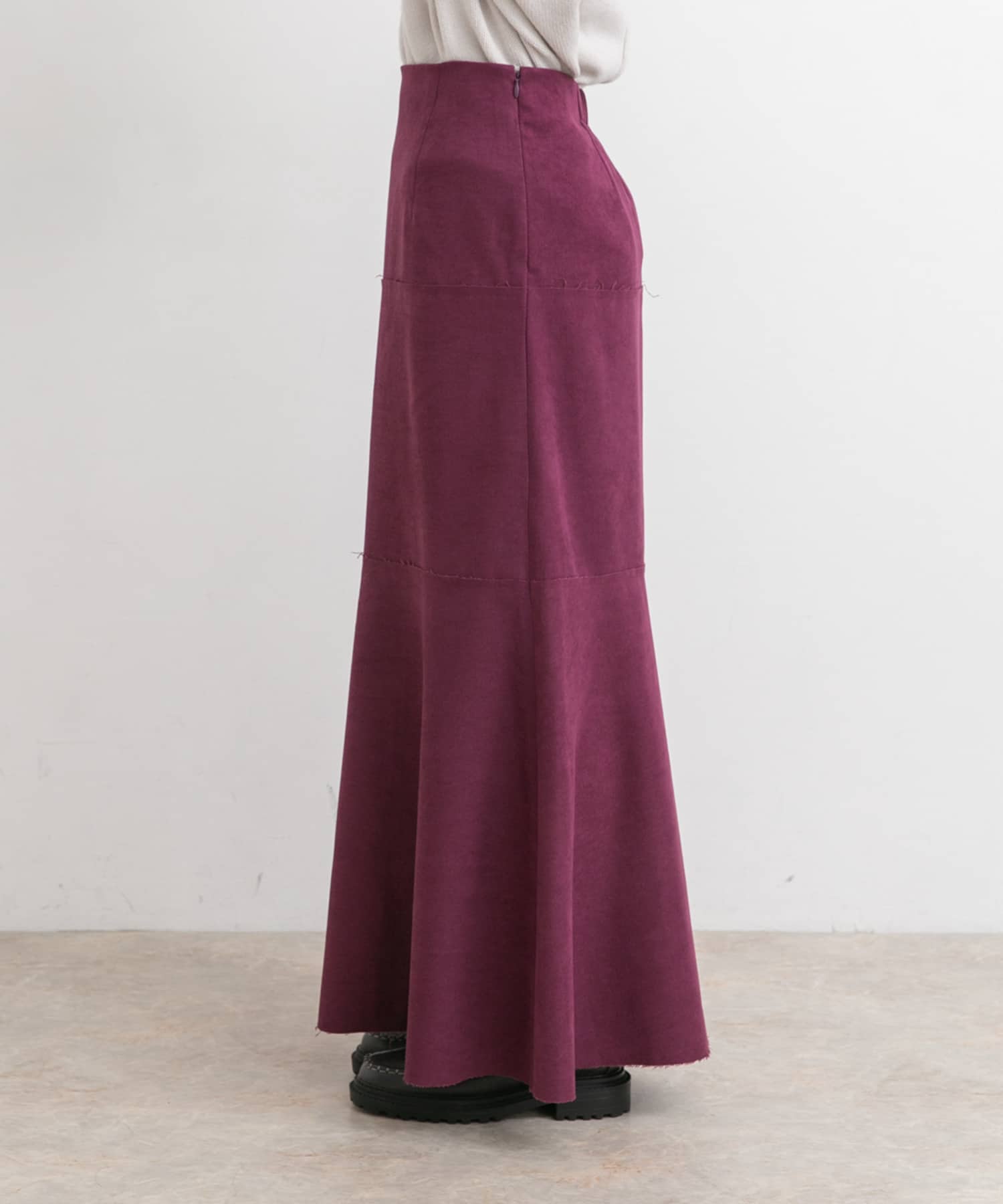 カットオフ切替ロングスカート CASSIS one