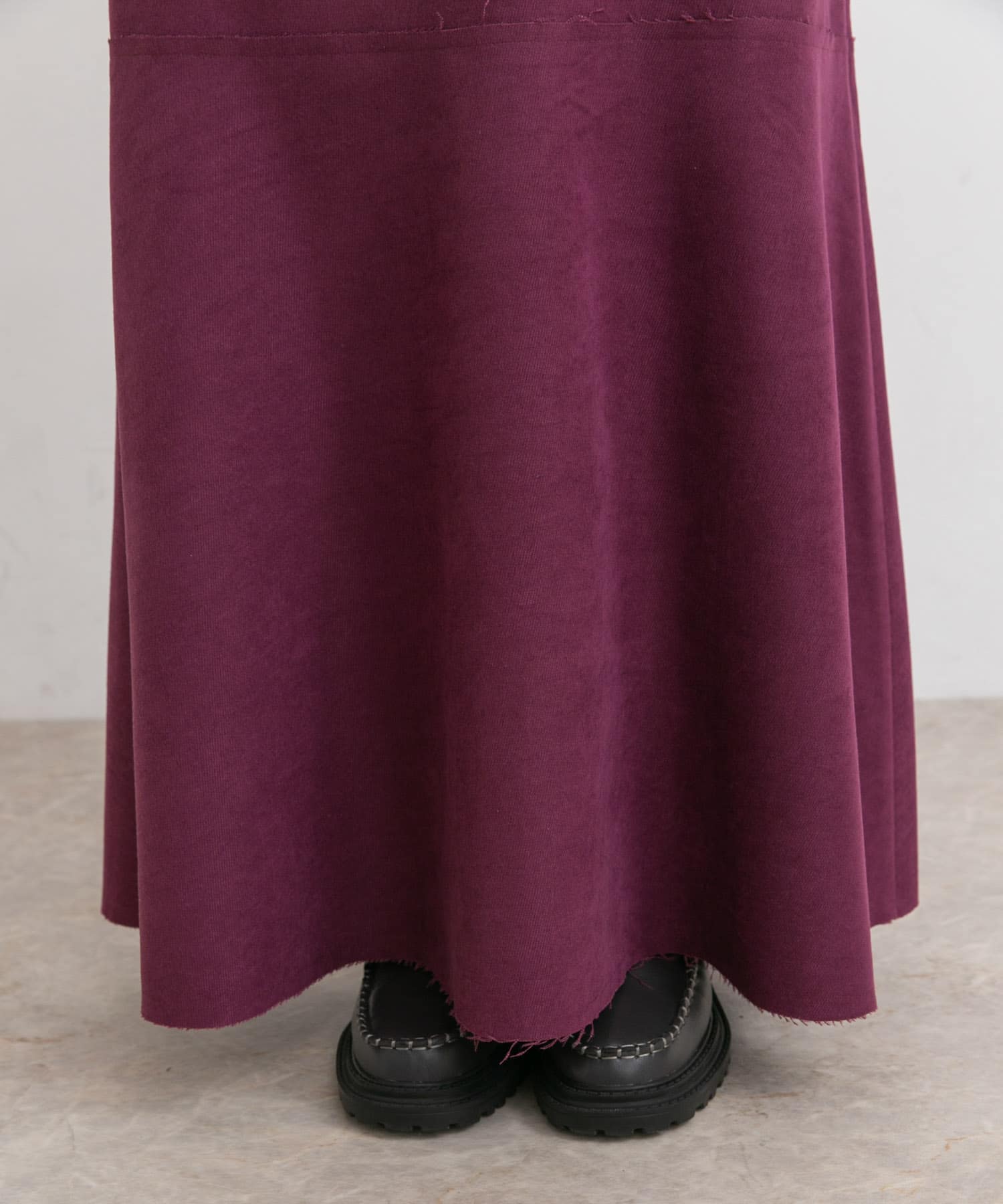 カットオフ切替ロングスカート CASSIS one